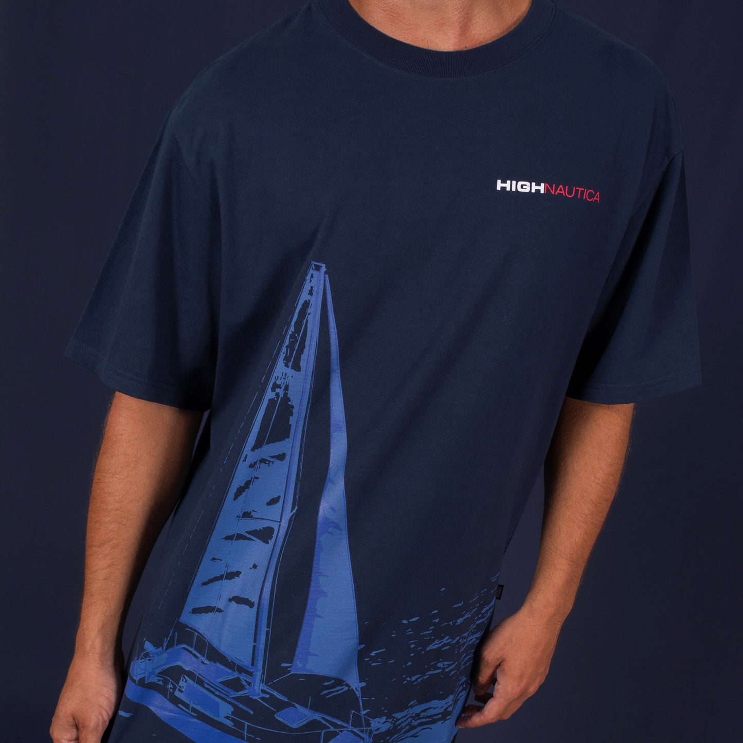 Tee Sailing Navy
