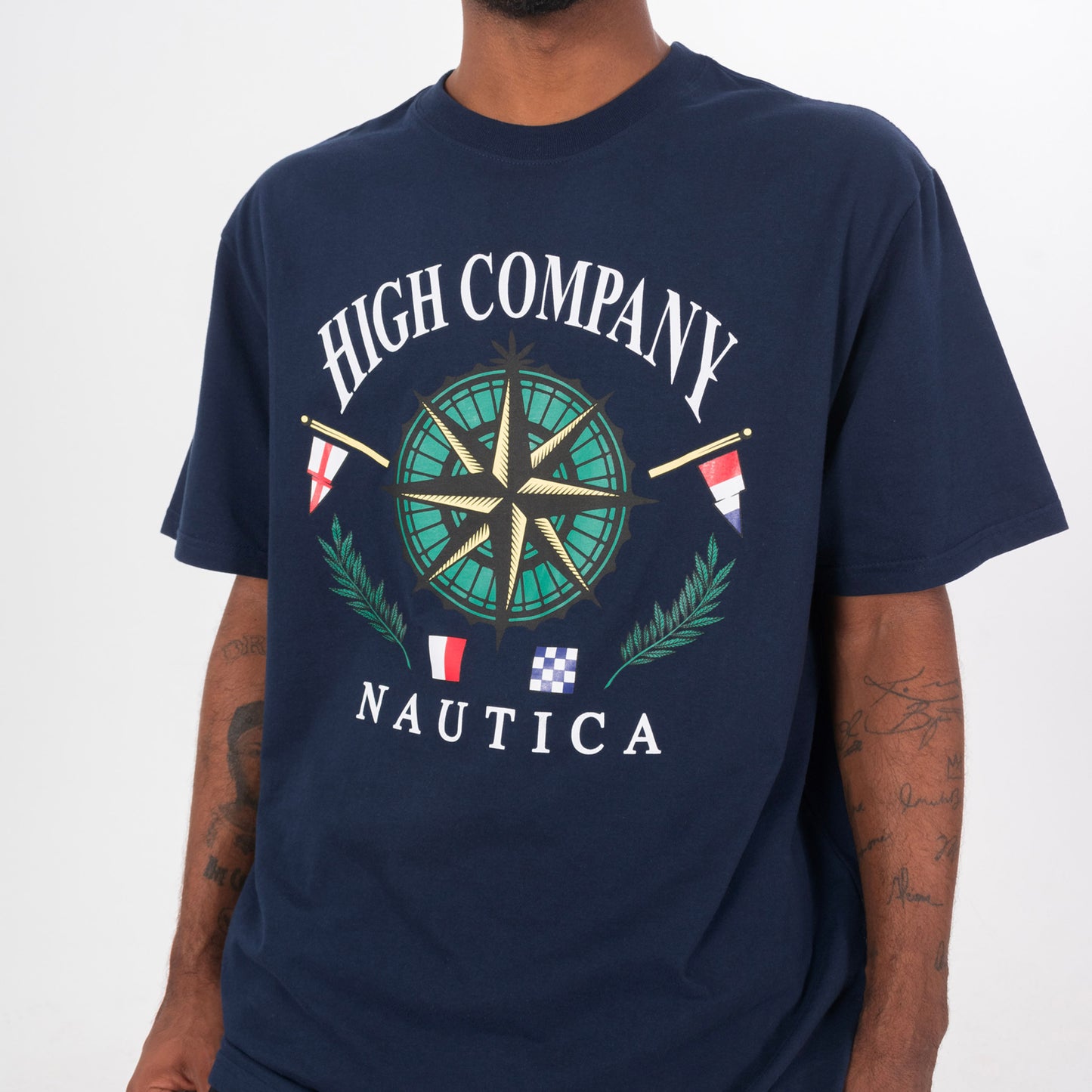 Tee Compass Navy
