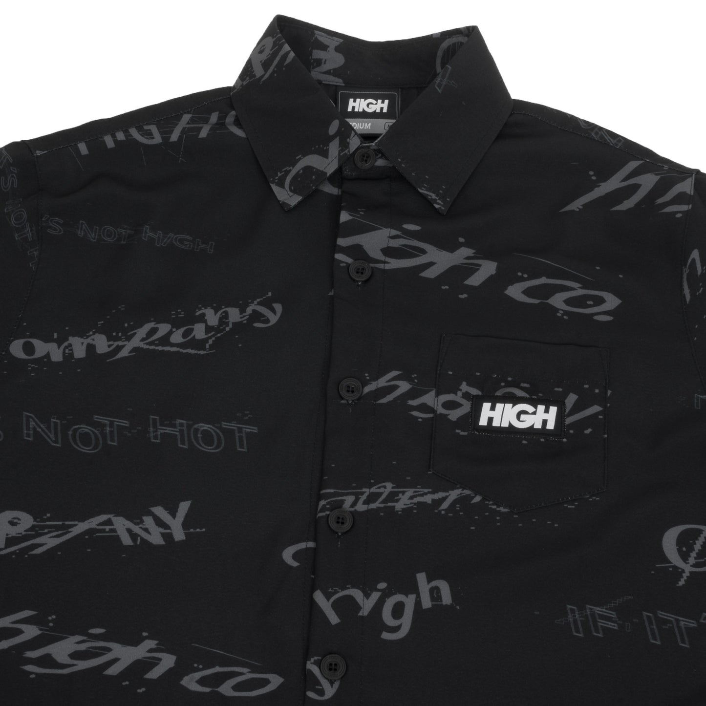 Button Shirt CAPTCHA Black
