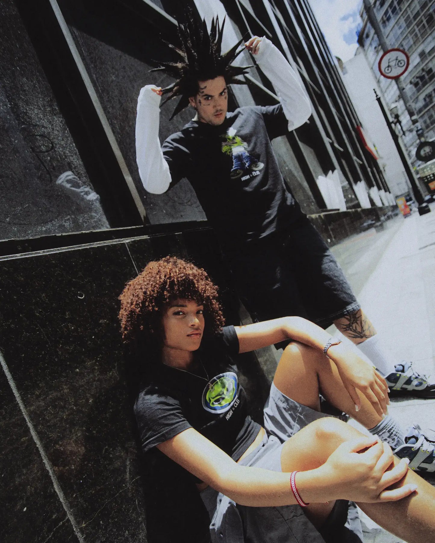 Logo High & ÖUS BabyTee Black