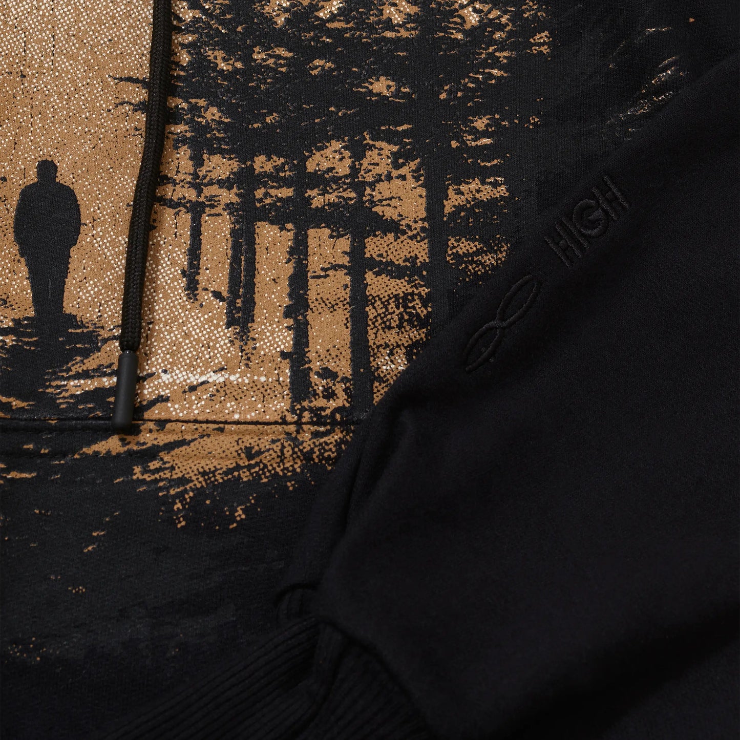 Mask Hoodie Overview Black