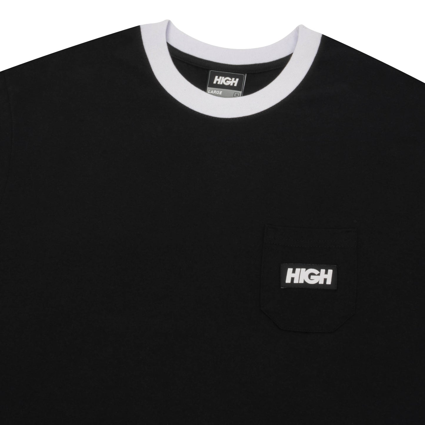 Pocket Tee Black/White
