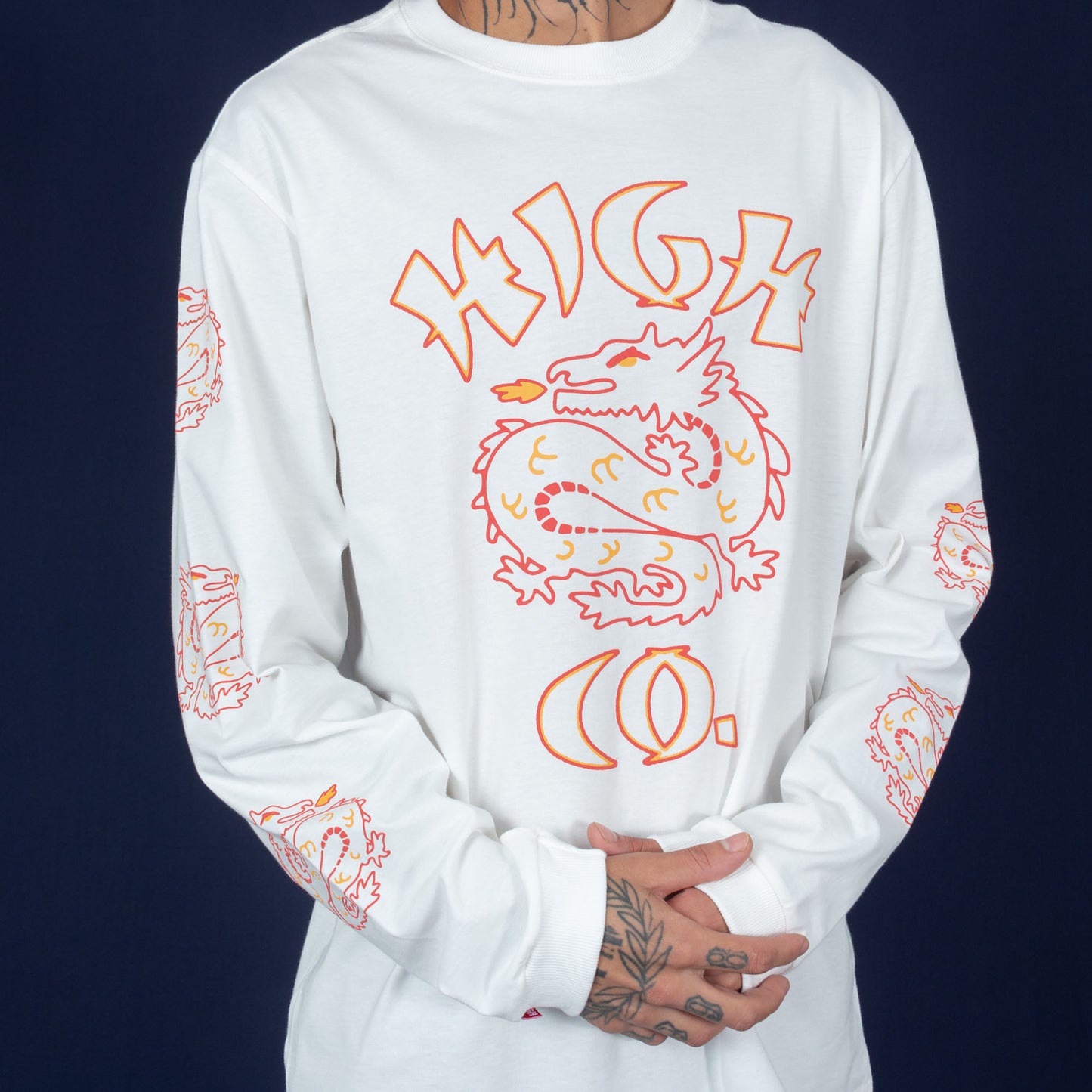 Longsleeve Draco White