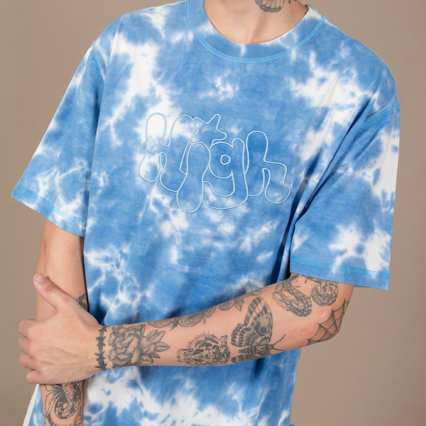 Dyed Tee Bubbly White