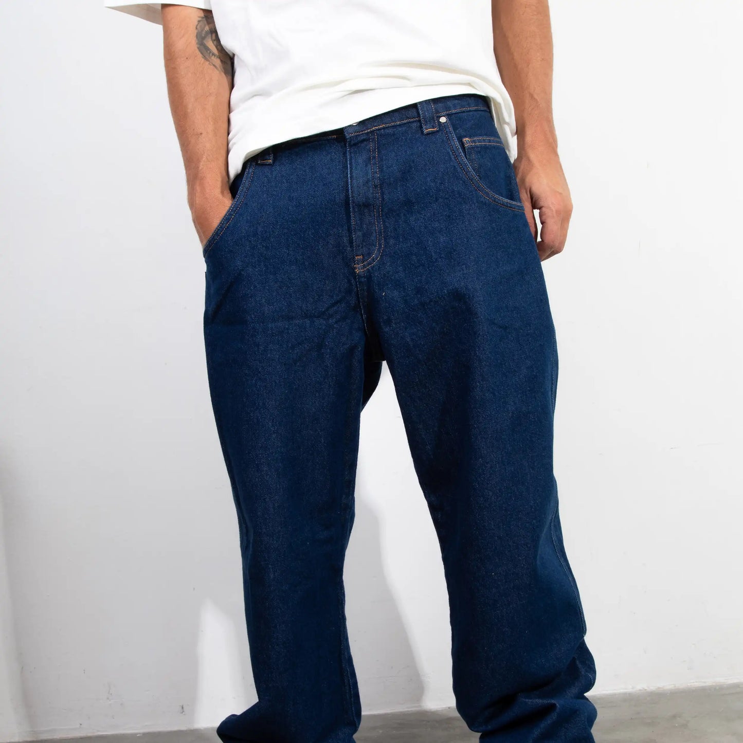 Denim Pants H-Line Raw Washed