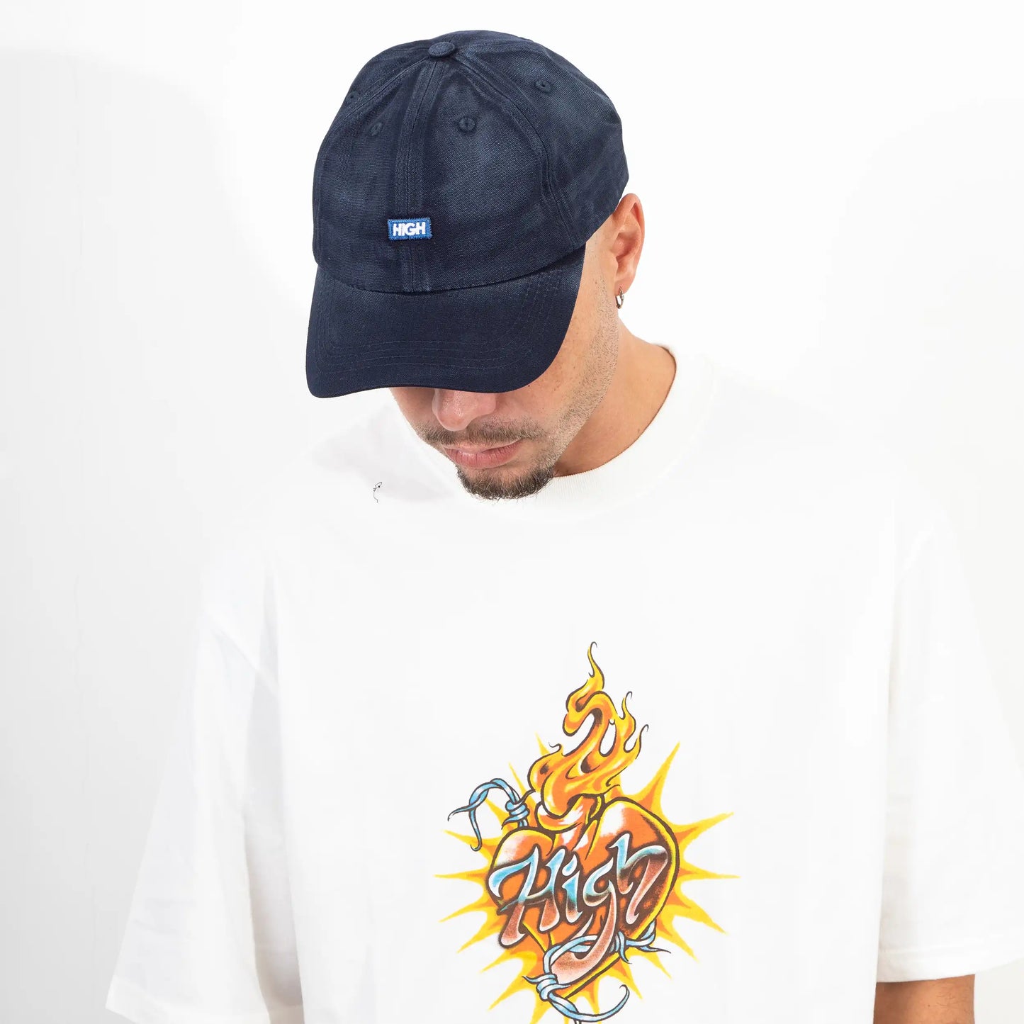 6 Panel Patch Washed Navy