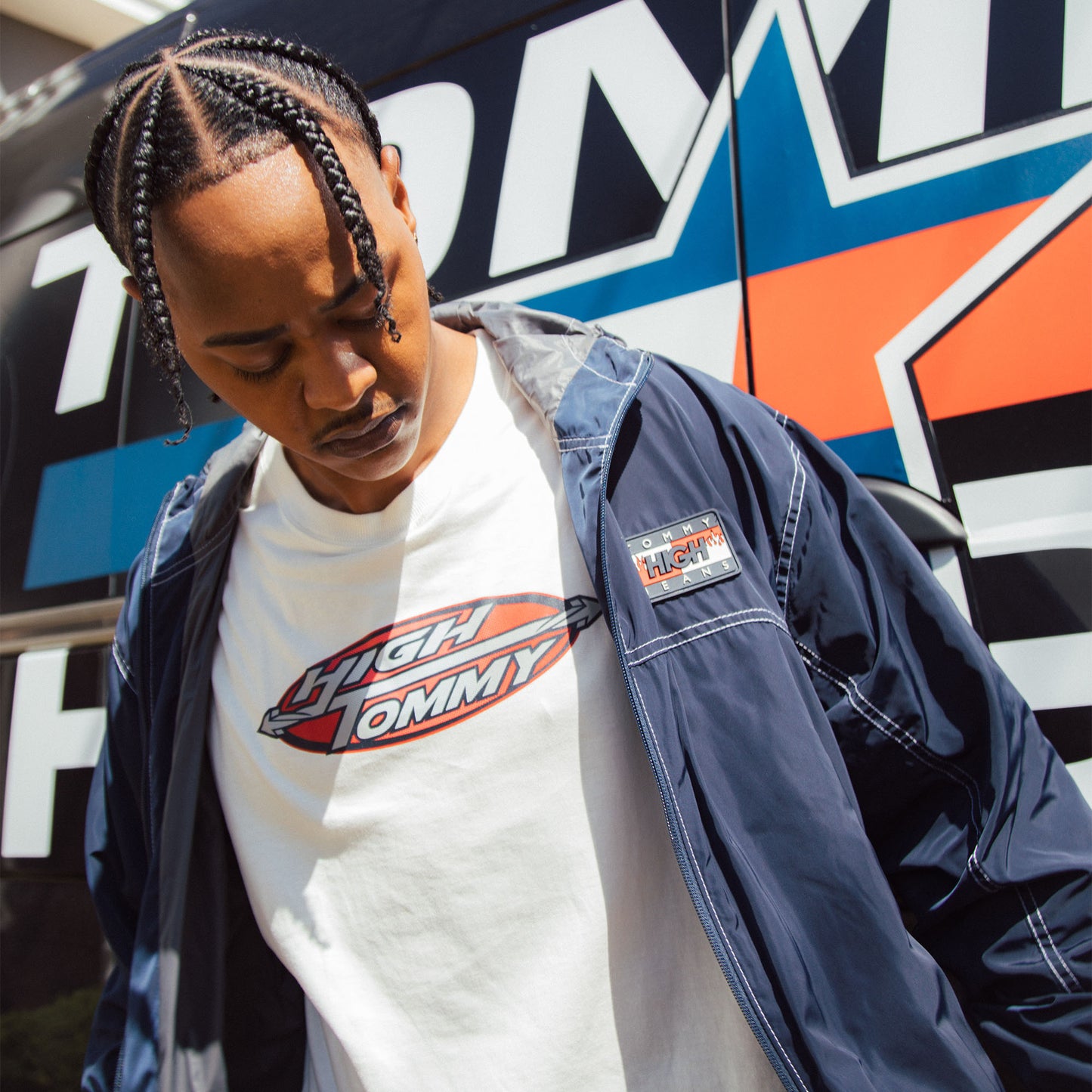 TJ x HIGH Tee Arrow White