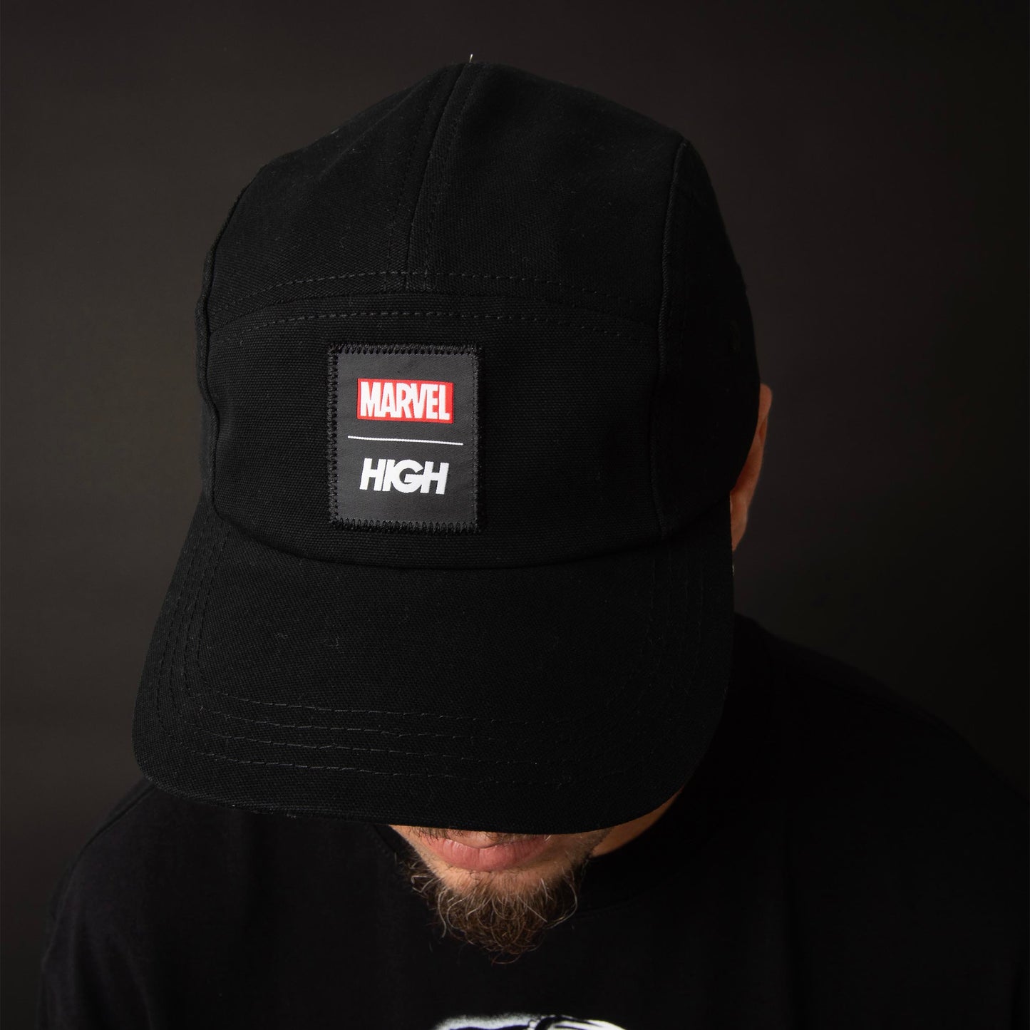 5 Panel High X Marvel Black