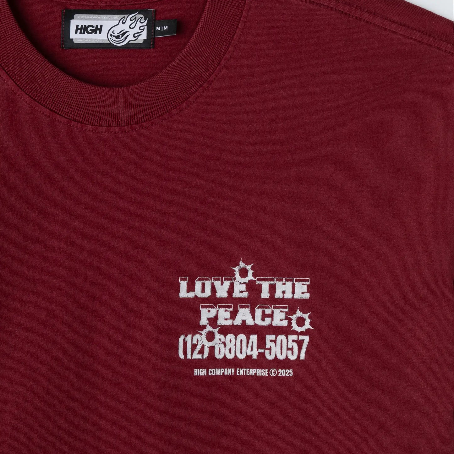 Tee Love The Peace Red