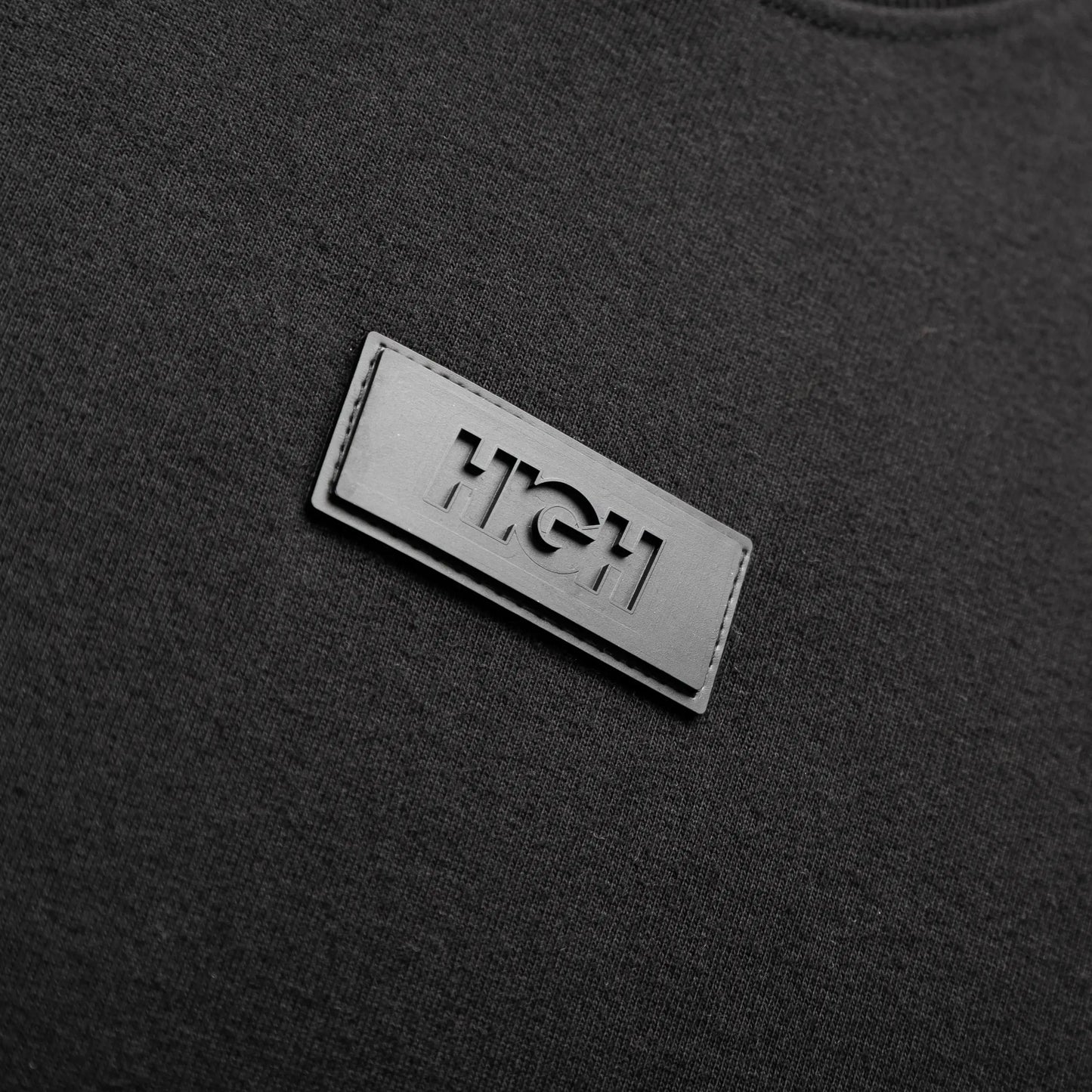 Tee Patch Embossed Black