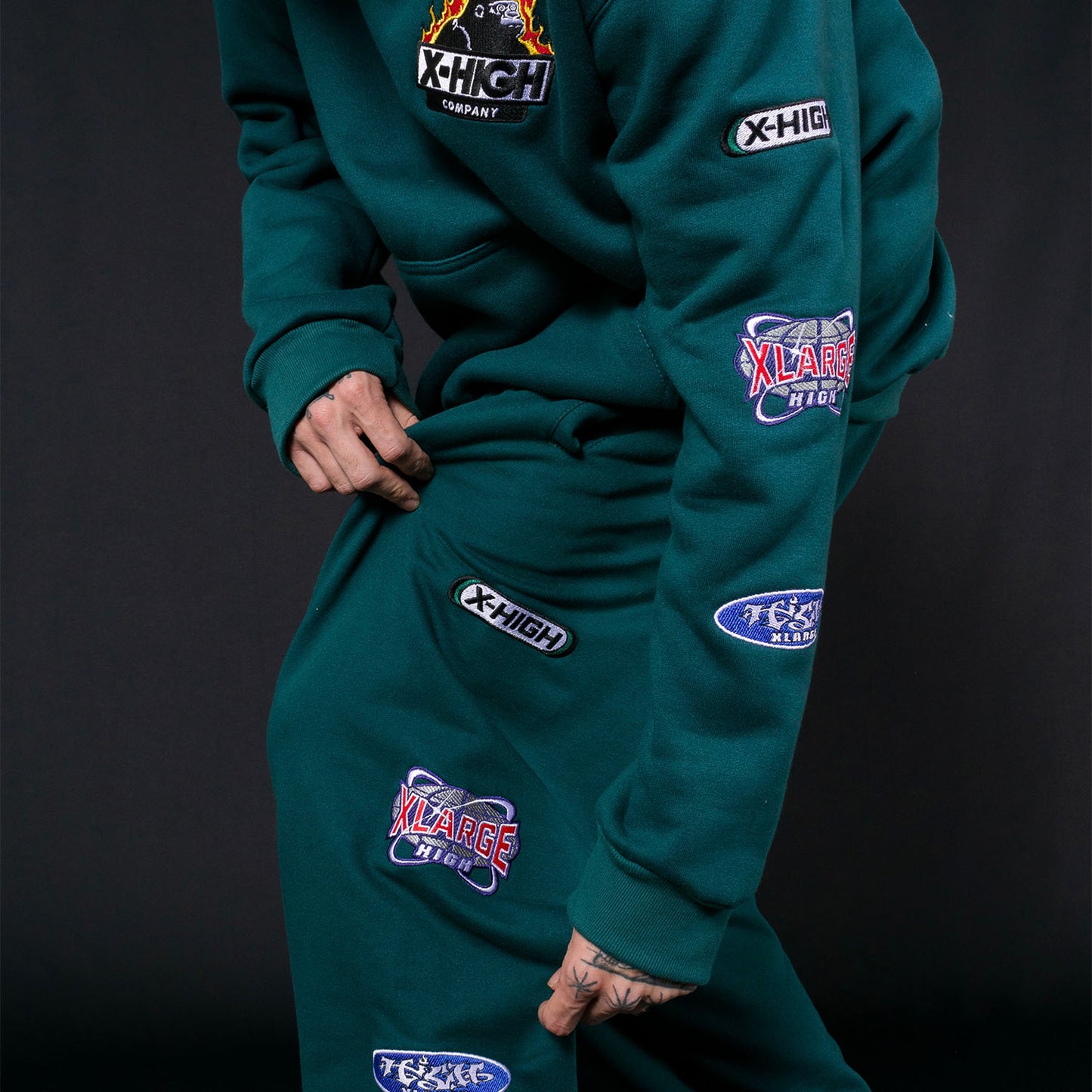 Sweatpants Logos X-HIGH Swamp Green