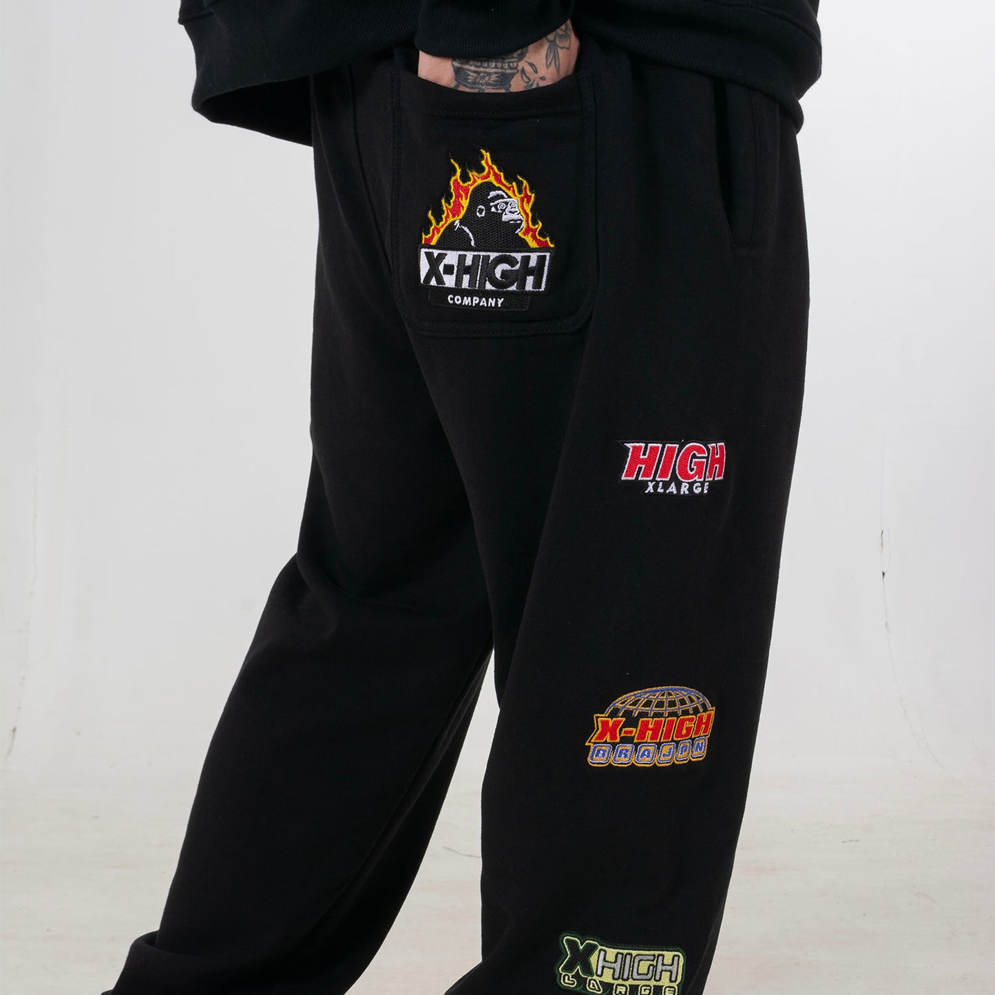 Sweatpants Logos X-HIGH Black