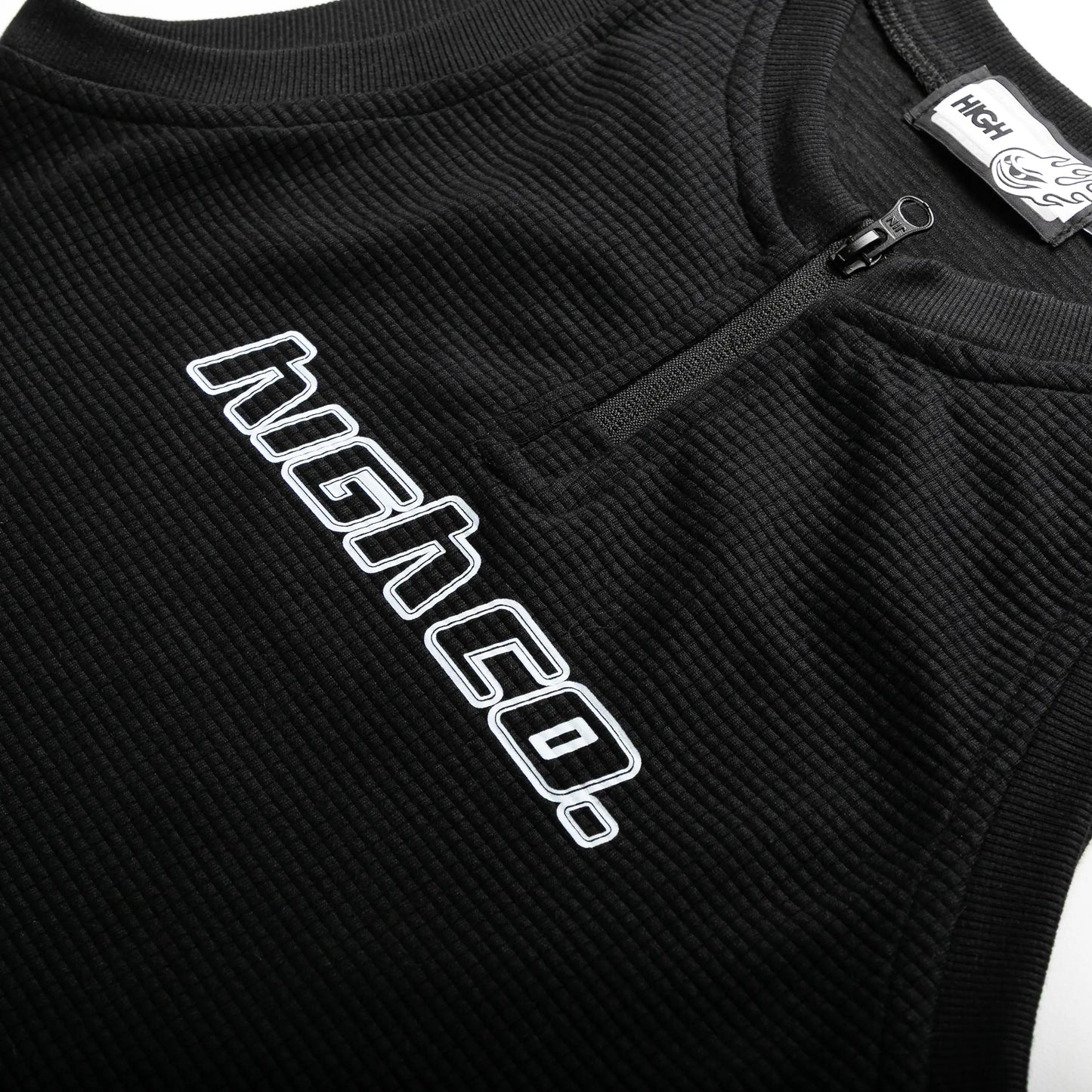 Zipped Cropped Downtown Black