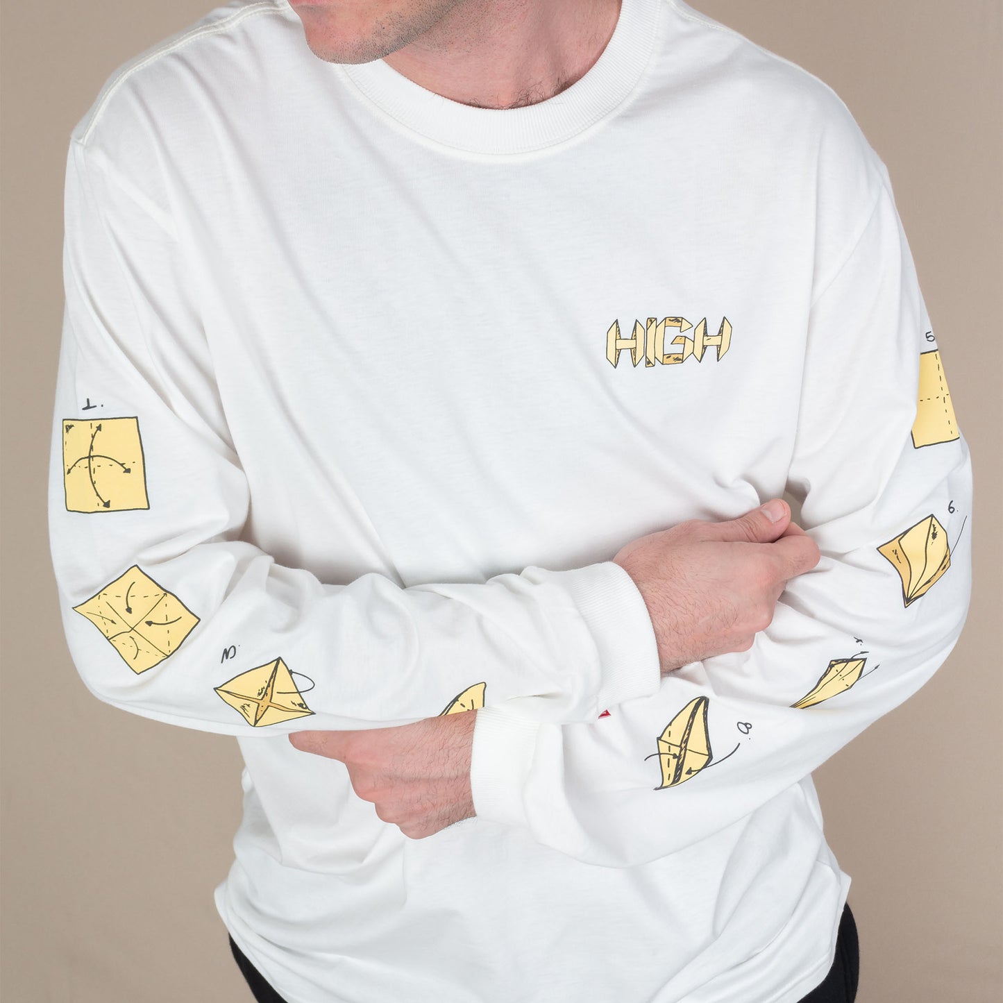 Longsleeve Origami White