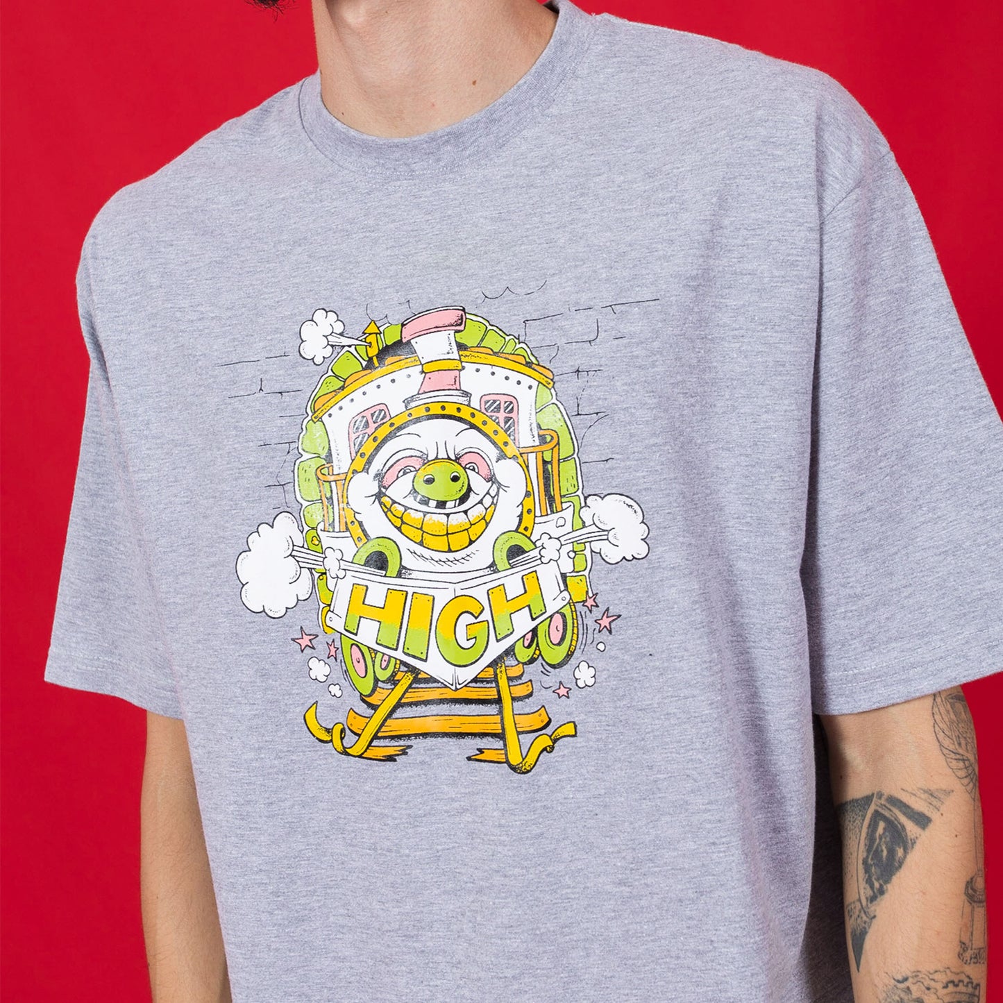 Tee Tom Heather Grey