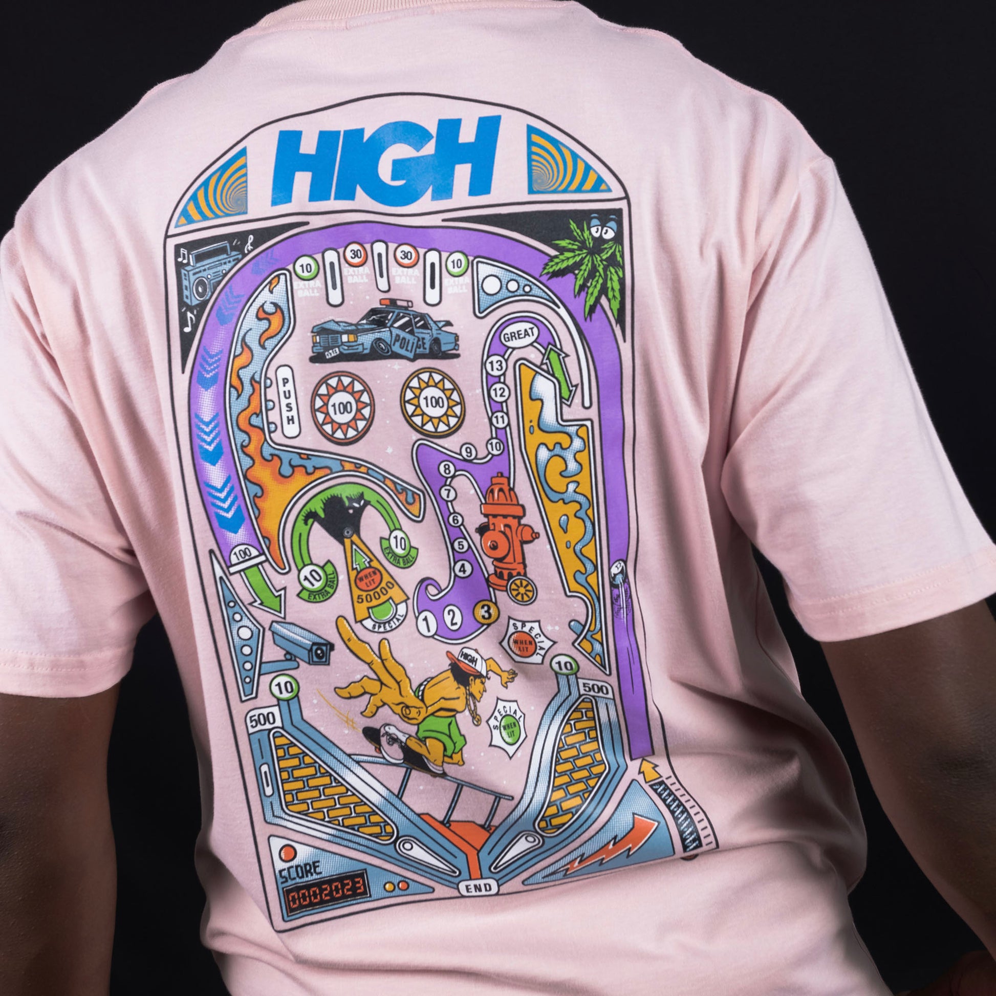Tee Pinball Pink