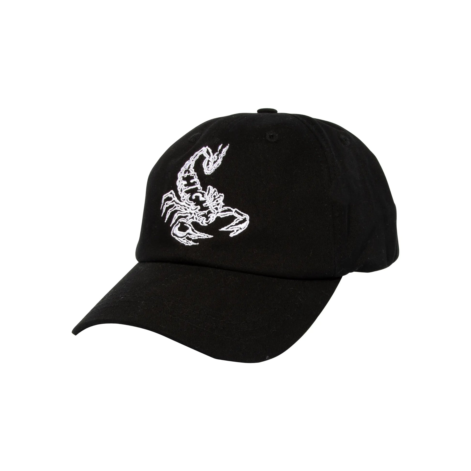 6 Panel Hat Scorpion Black