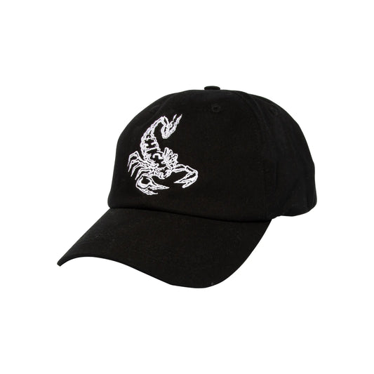 6 Panel Hat Scorpion Black