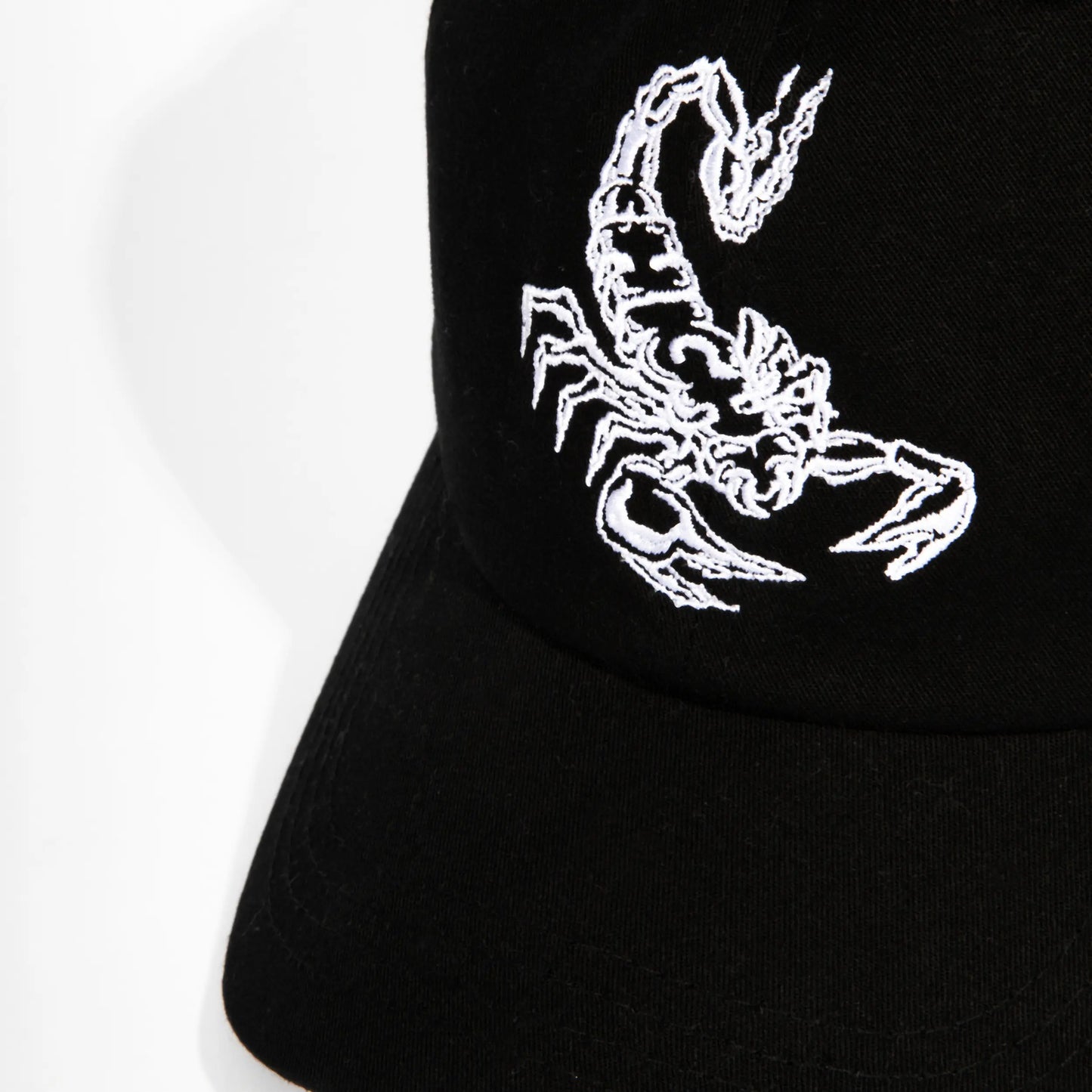 6 Panel Hat Scorpion Black
