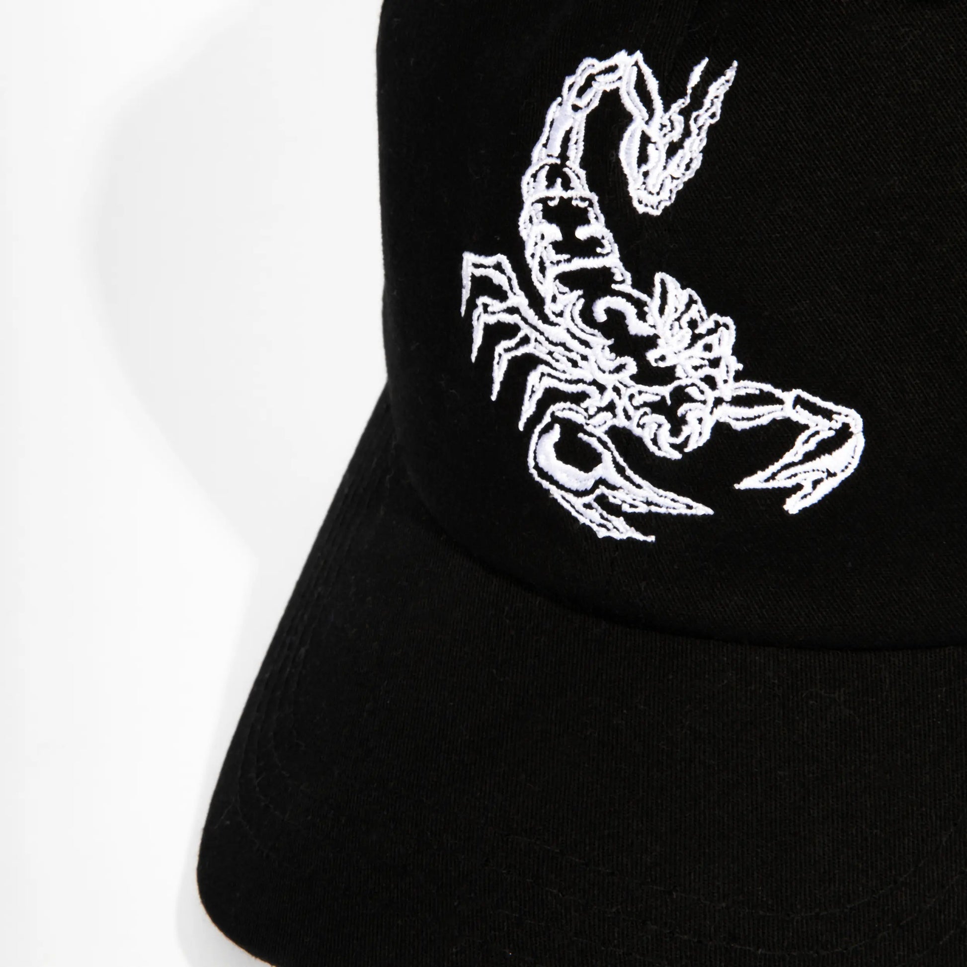 6 Panel Hat Scorpion Black