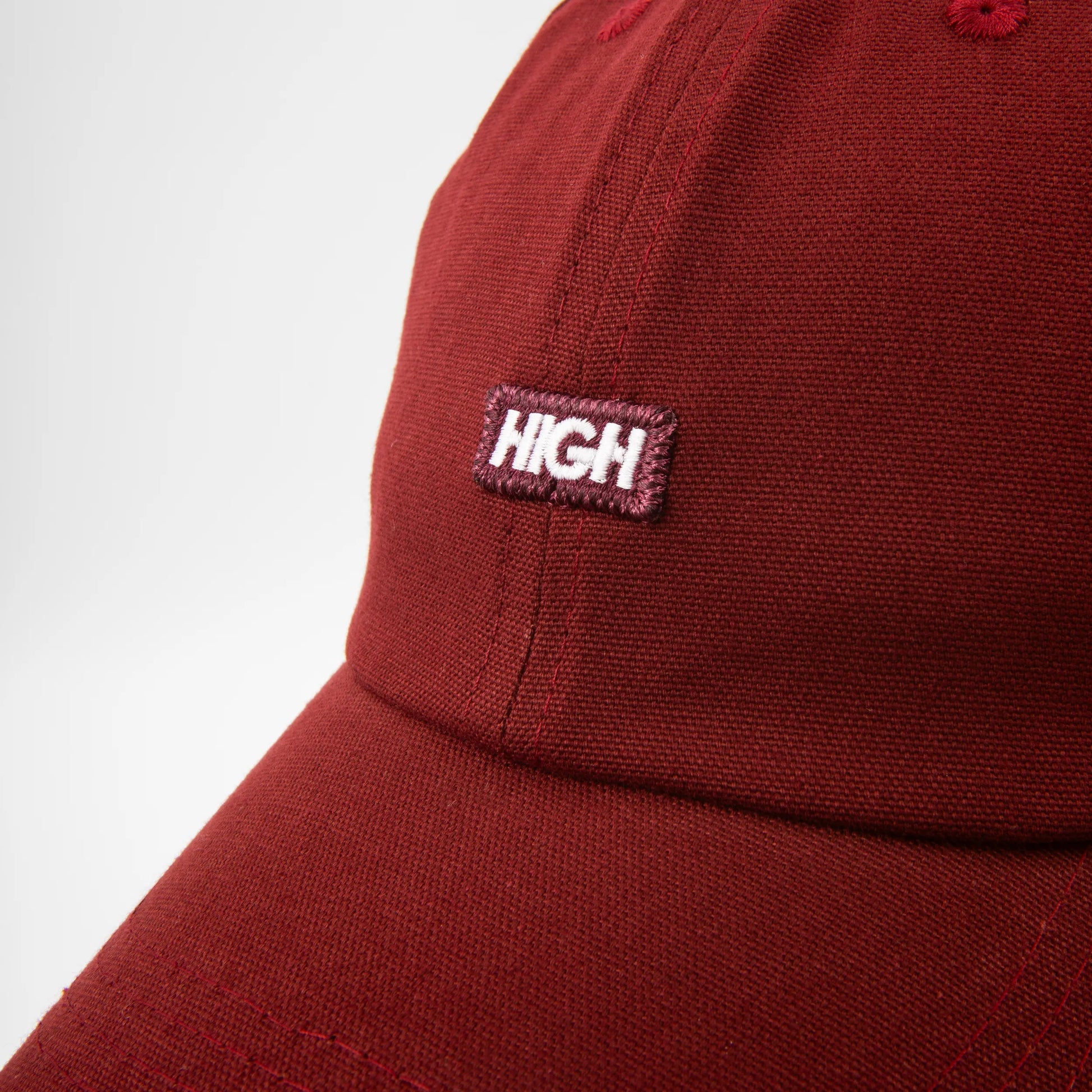 6 Panel Logo Line Wine