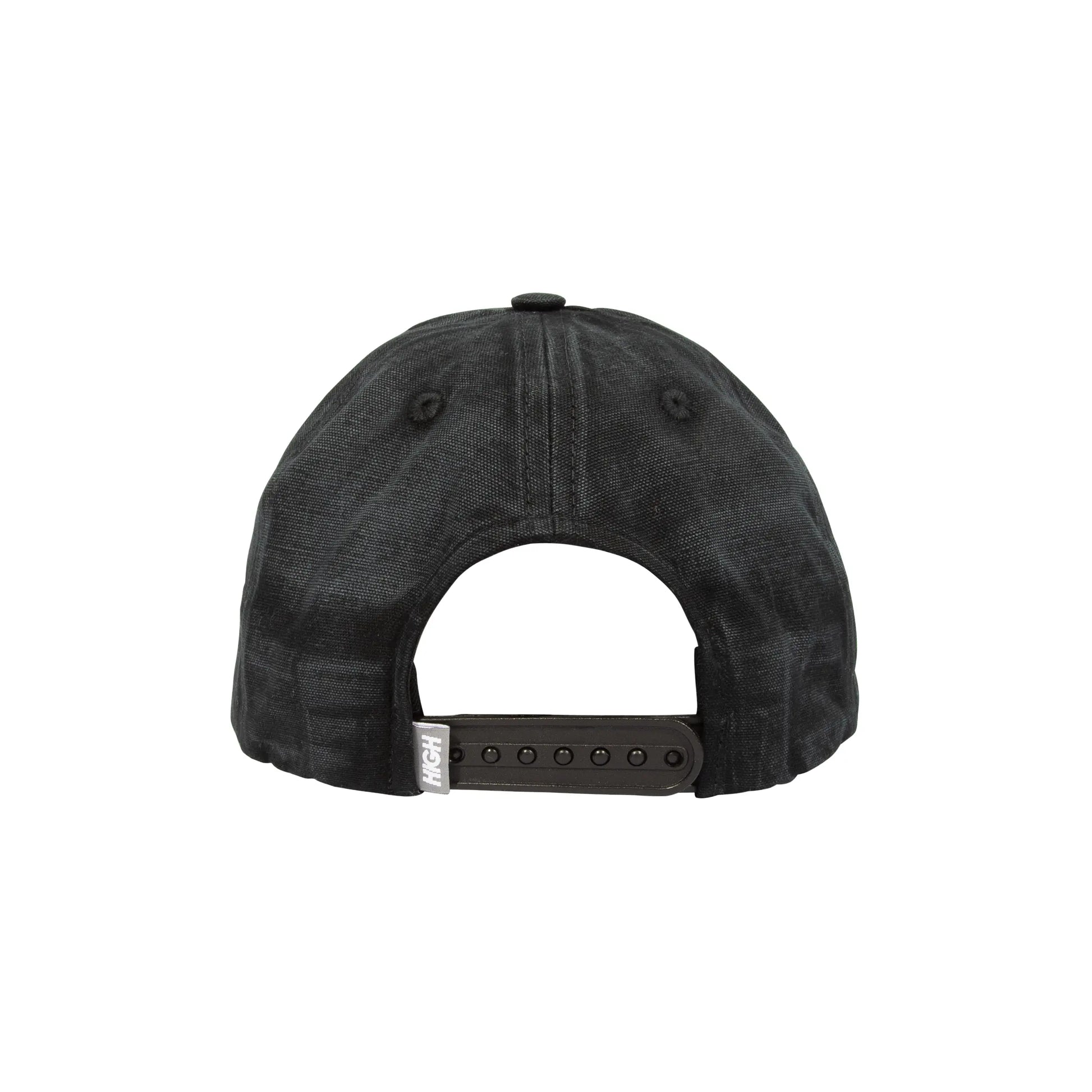 6 Panel Patch Washed Black
