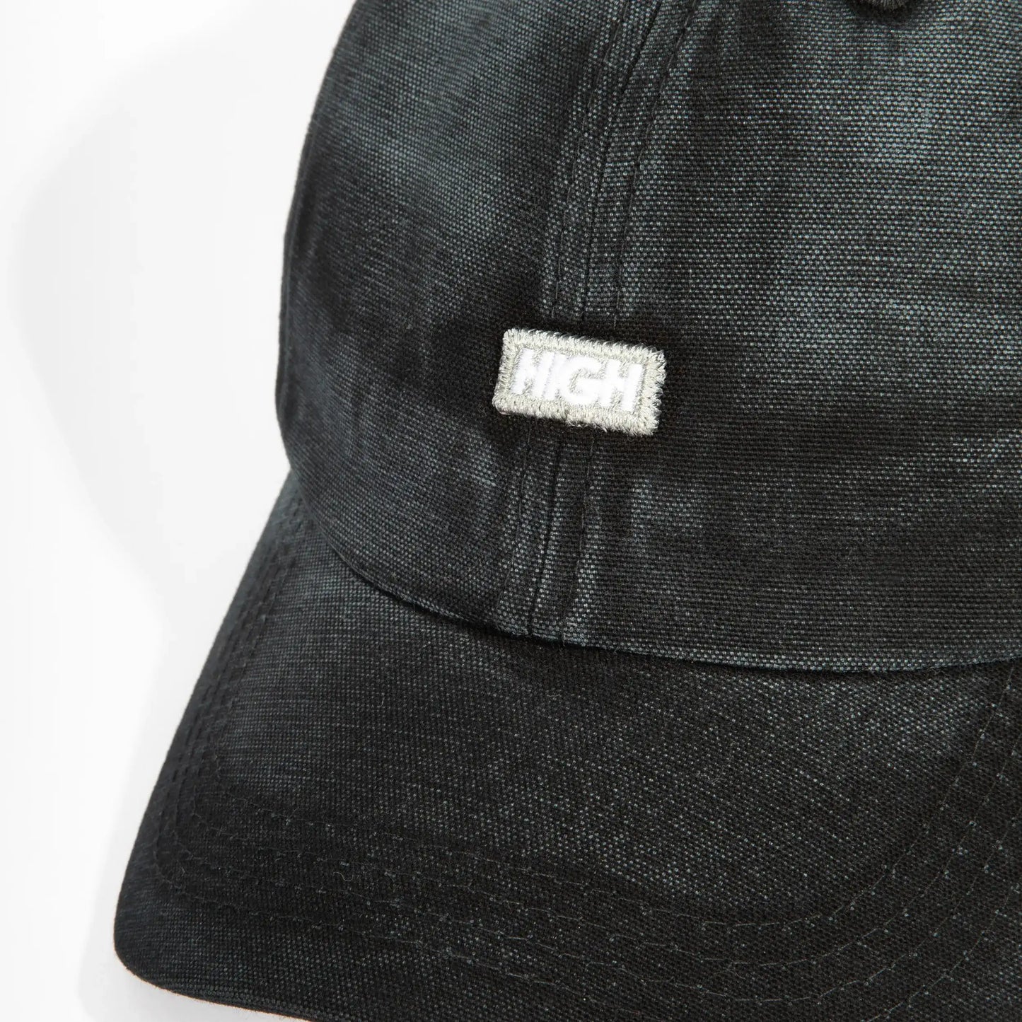 6 Panel Patch Washed Black