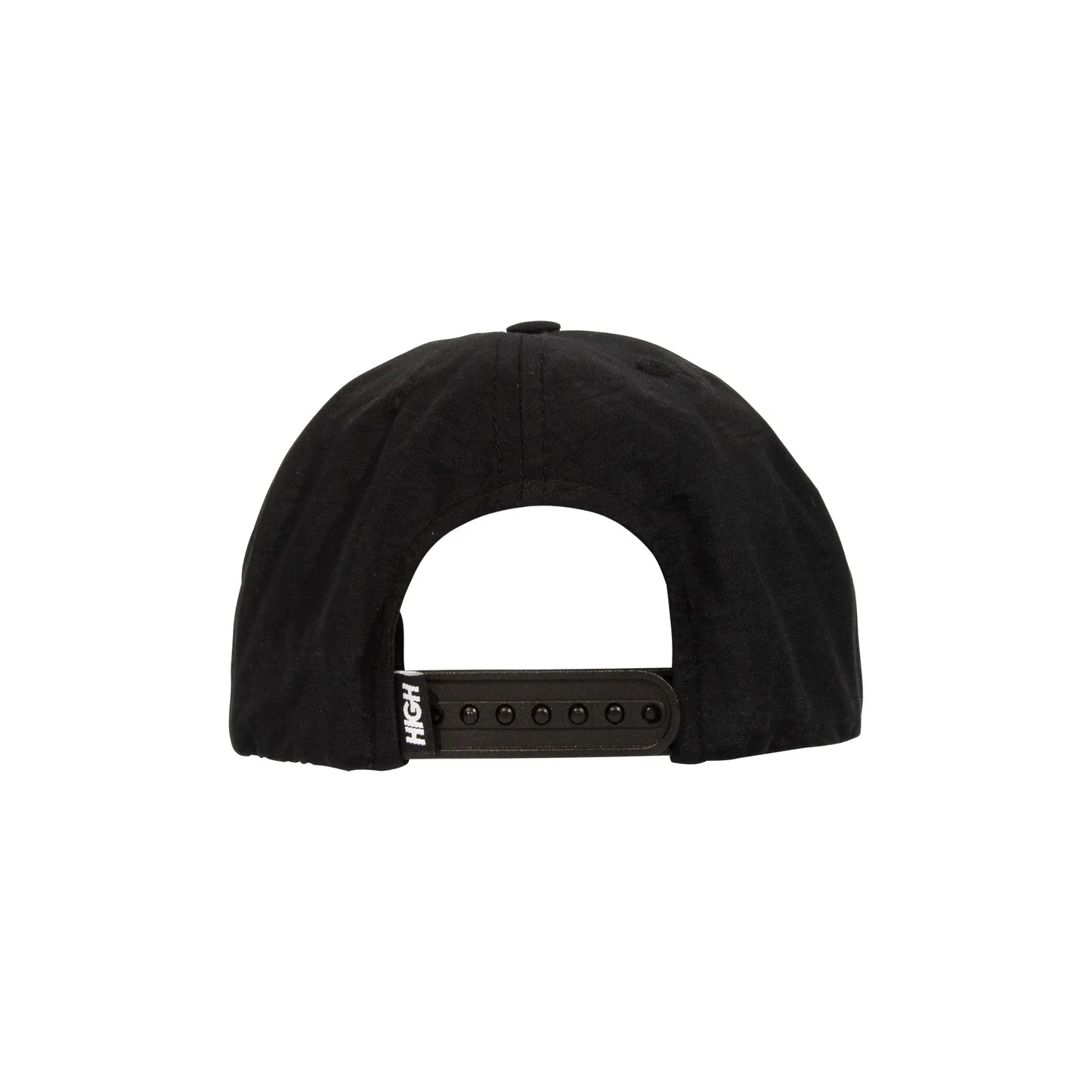 6 Panel Hat Script Black