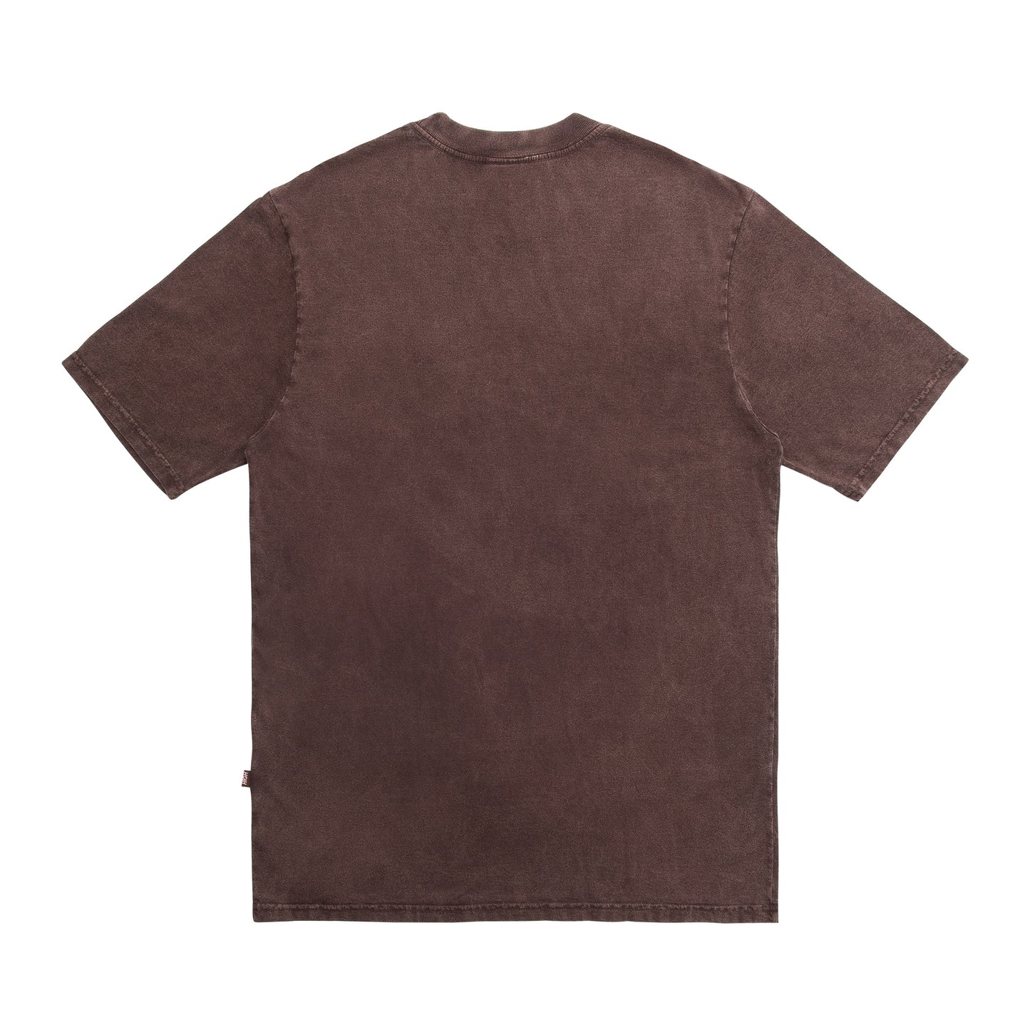 Acid Wash Work Tee Brown