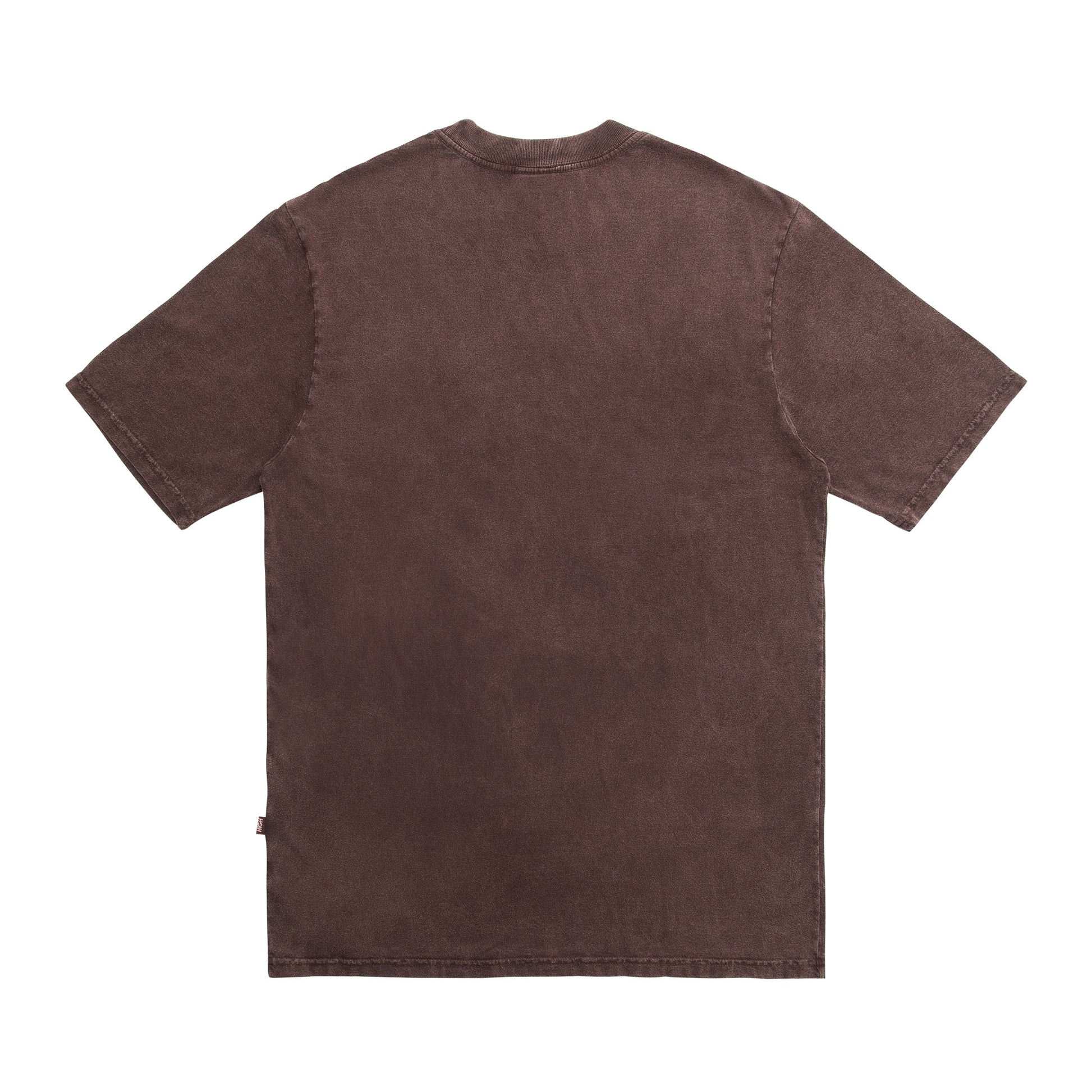 Acid Wash Work Tee Brown