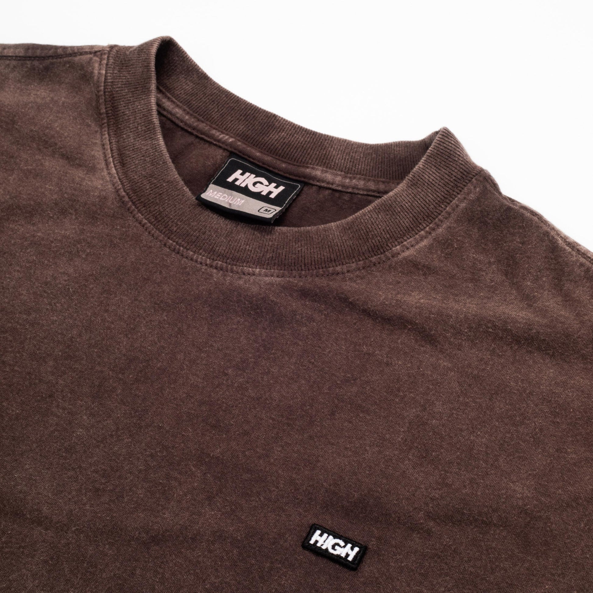 Acid Wash Work Tee Brown