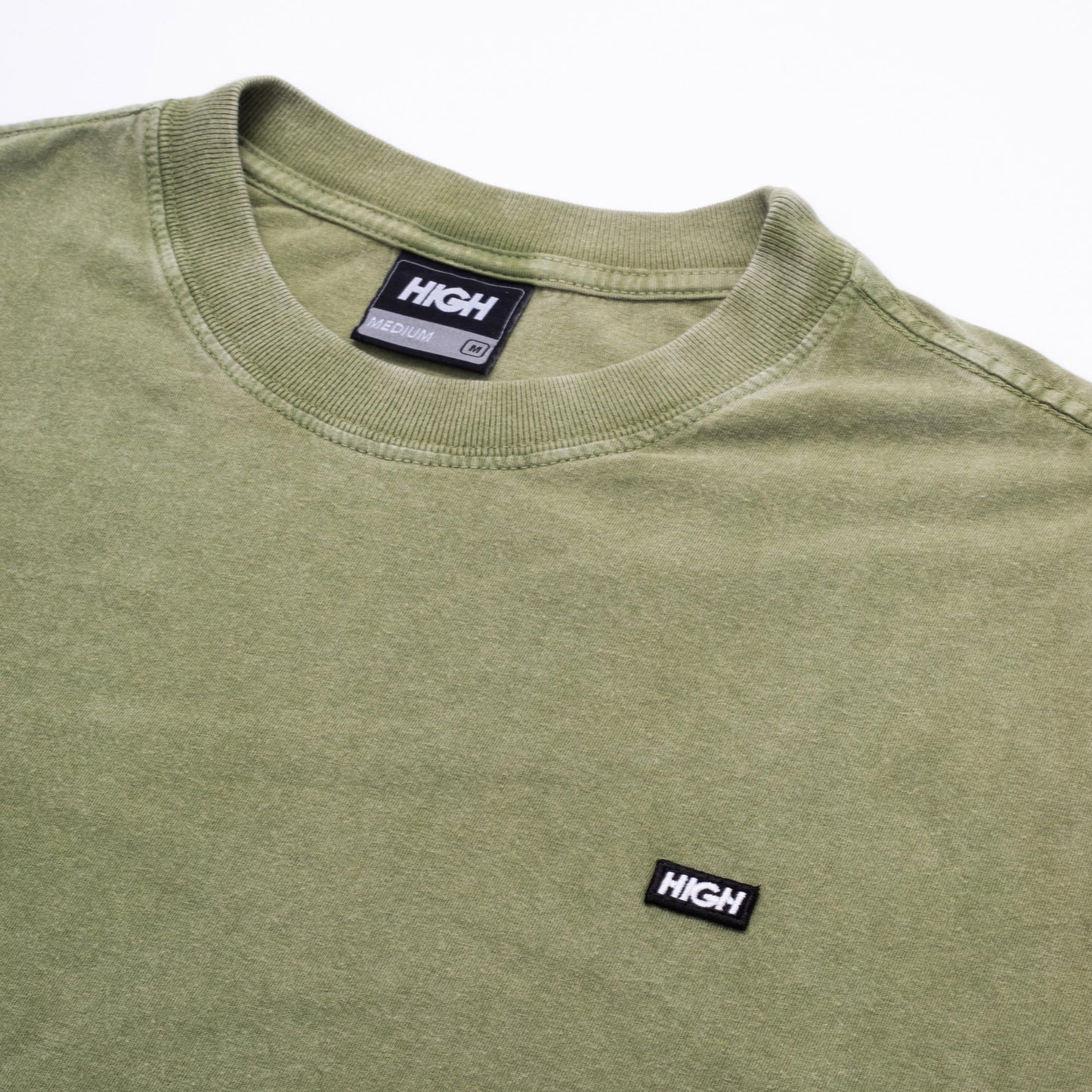 Acid Wash Work Tee Green