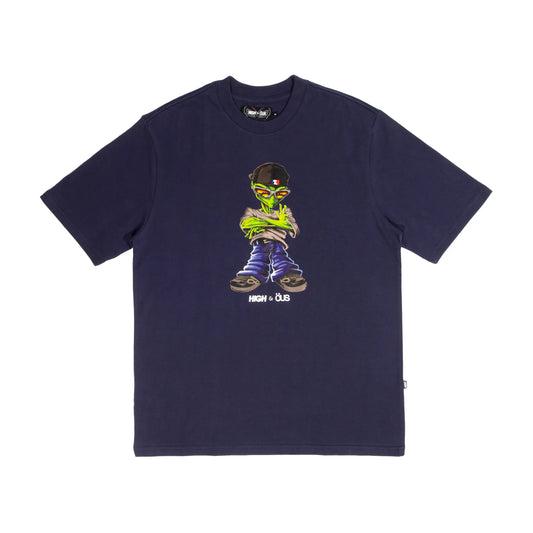 Alien High &amp; ÖUS T-Shirt Navy
