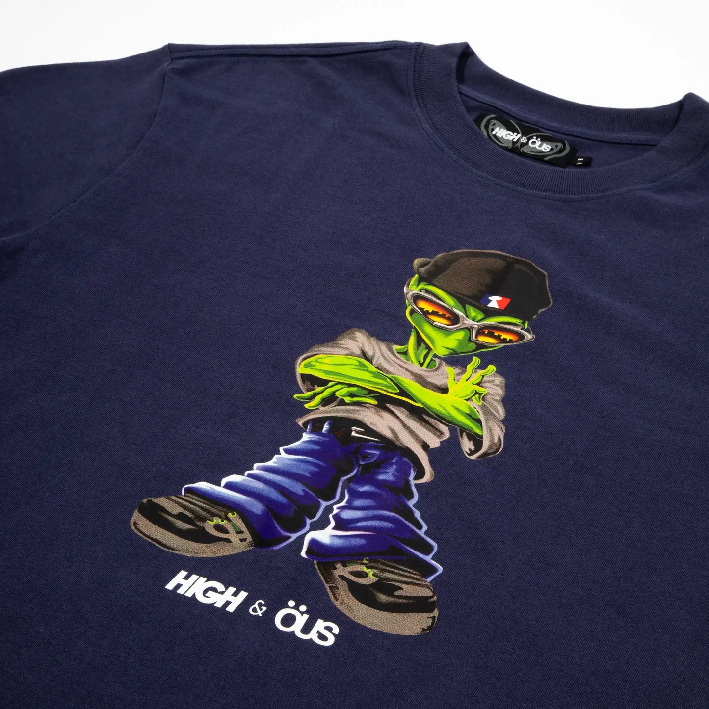 Alien High &amp; ÖUS T-Shirt Navy
