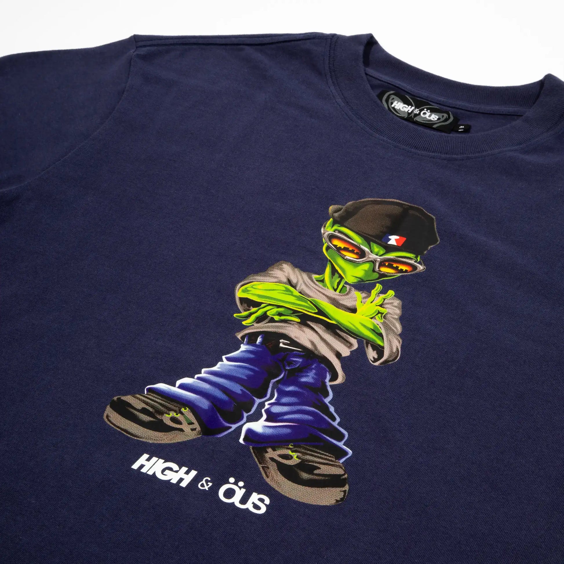 Alien High &amp; ÖUS T-Shirt Navy