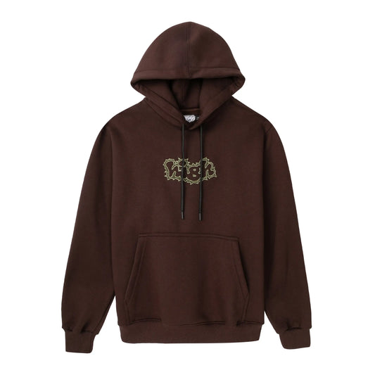 Apliqué Hoodie Brown