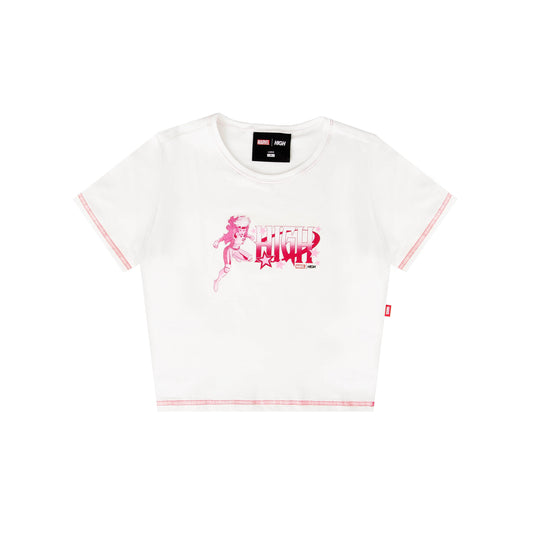 Baby Tee Rogue White