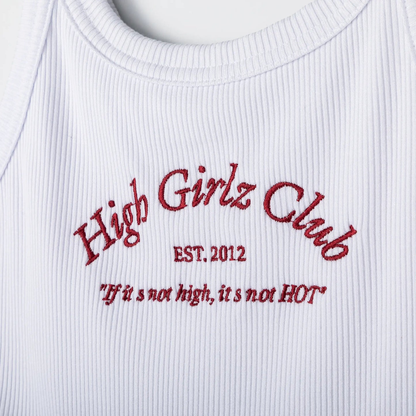 Baby Tee Minimal Patch White