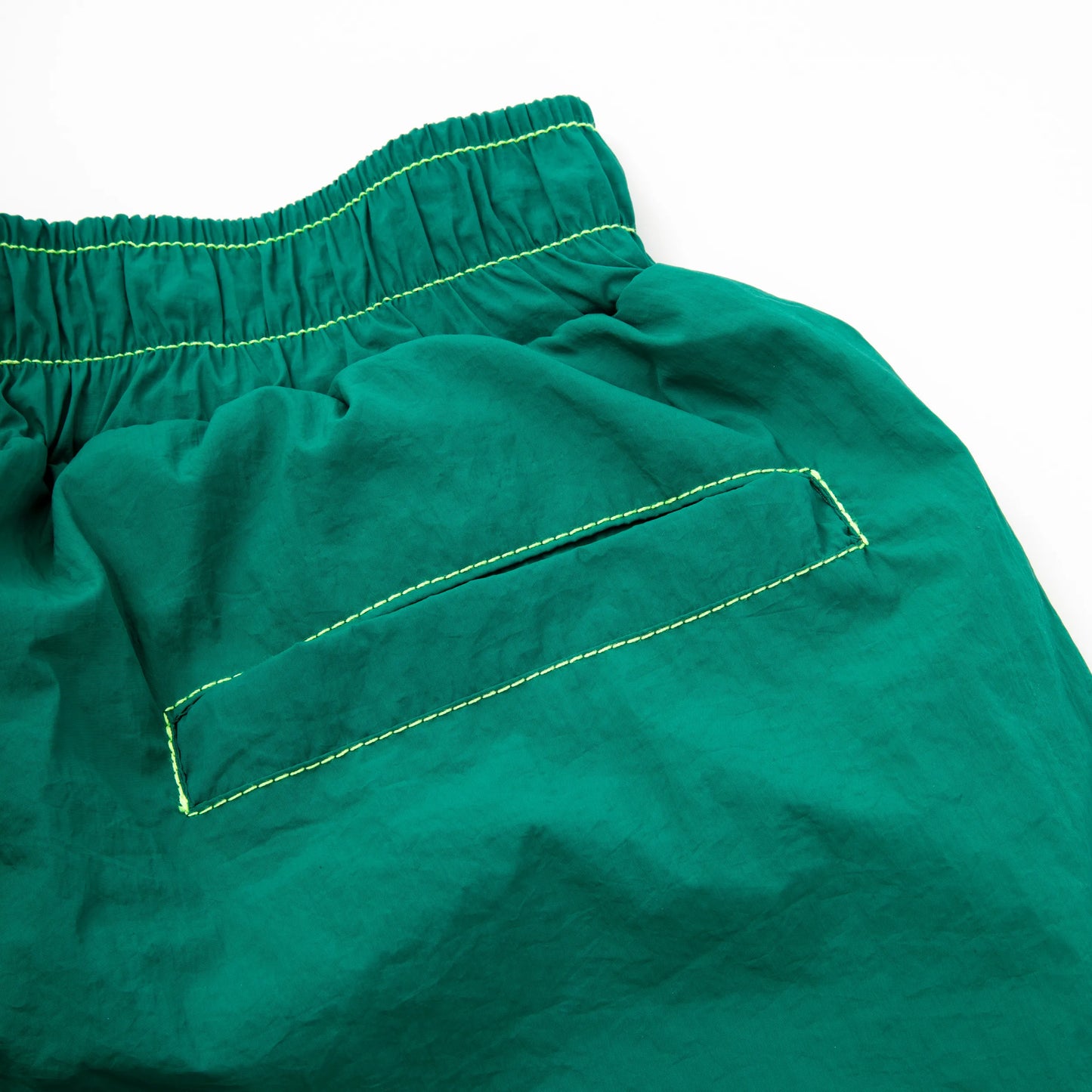 Backstitch Shorts Night Green