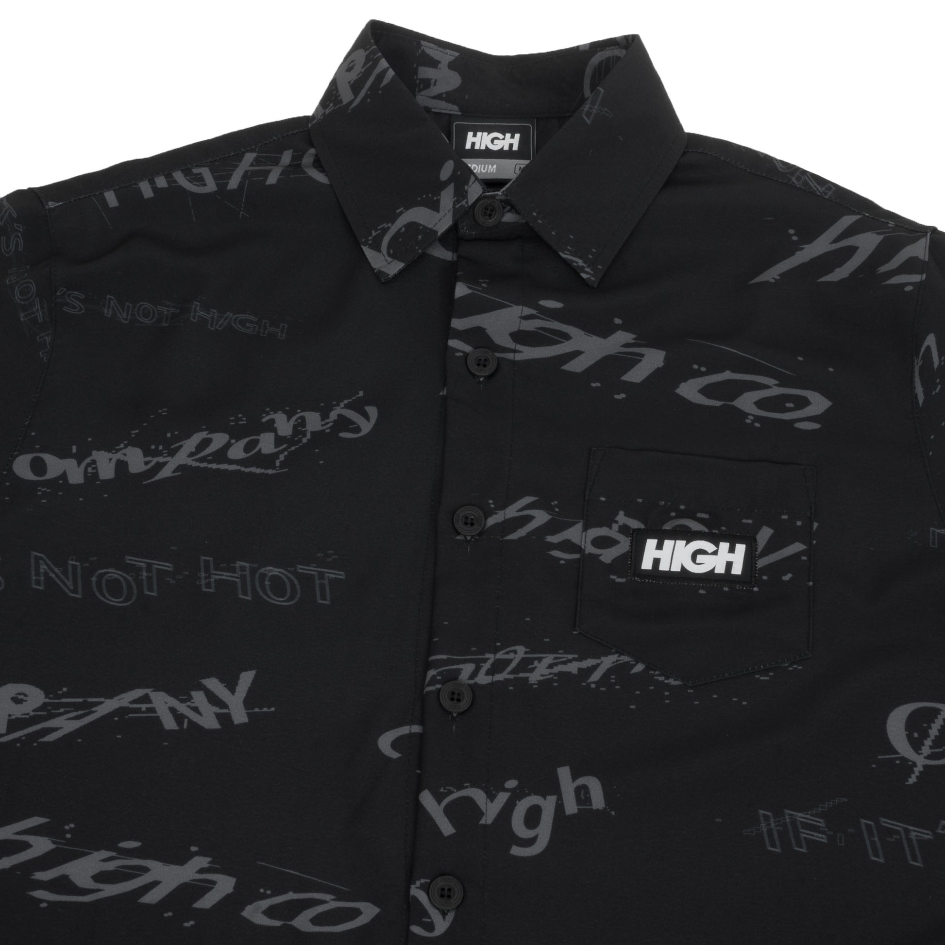 Button Shirt CAPTCHA Black