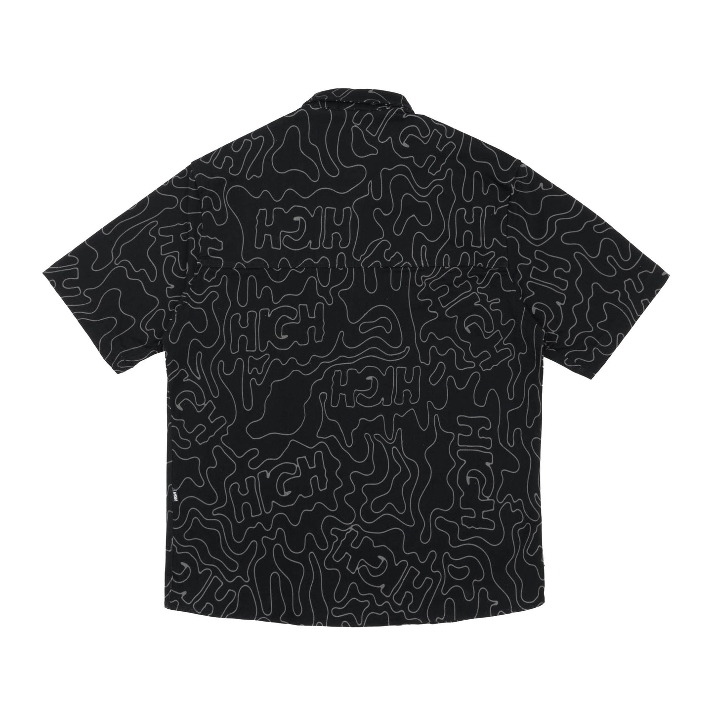 Button Shirt Mountains Black
