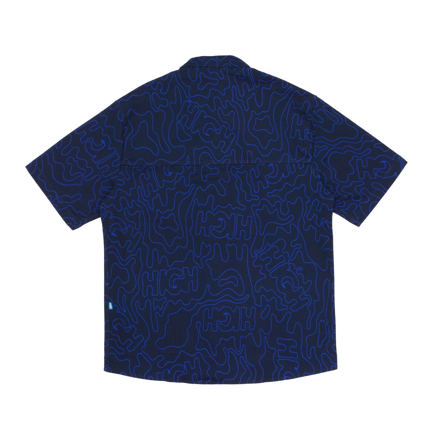 Button Shirt Mountains Navy
