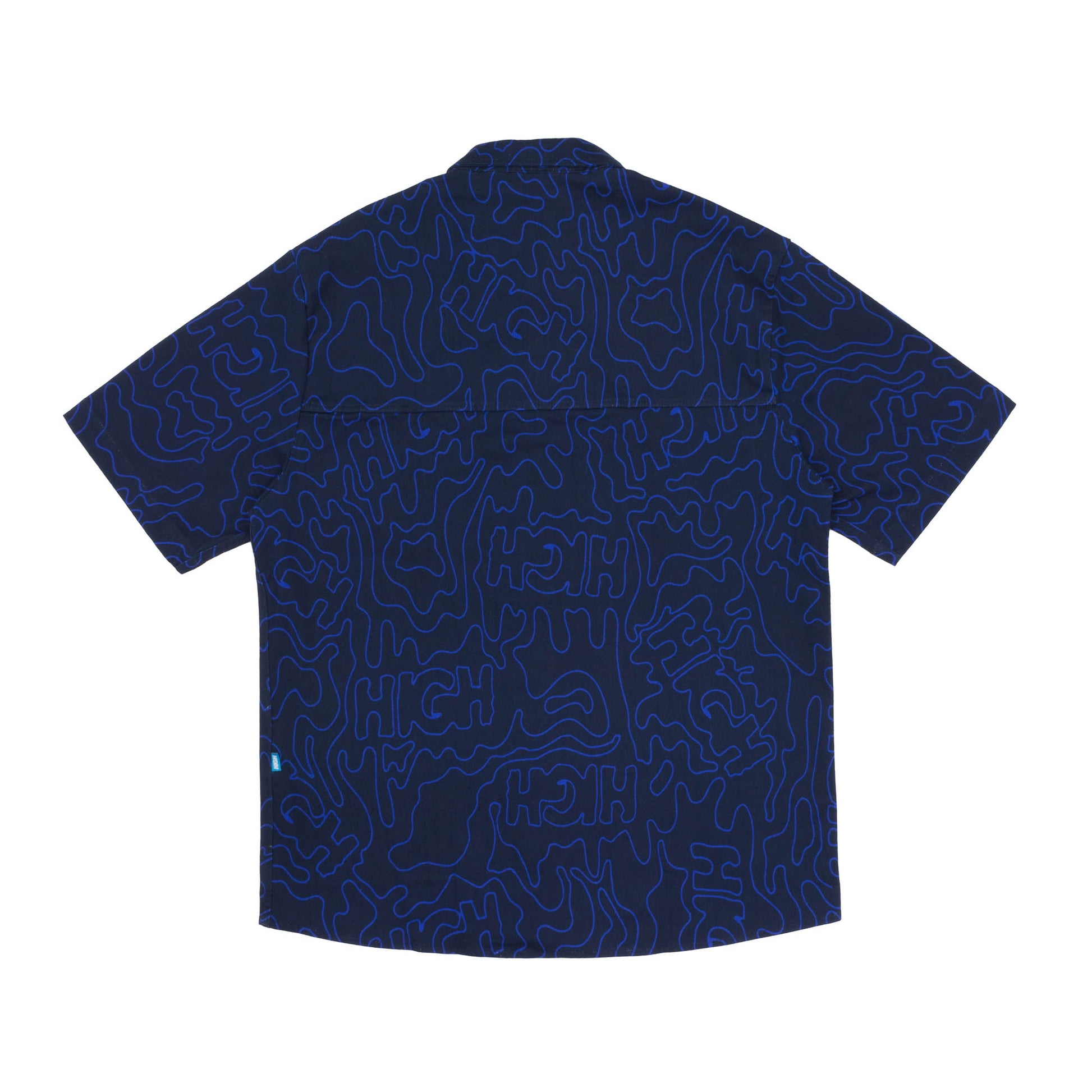 Button Shirt Mountains Navy