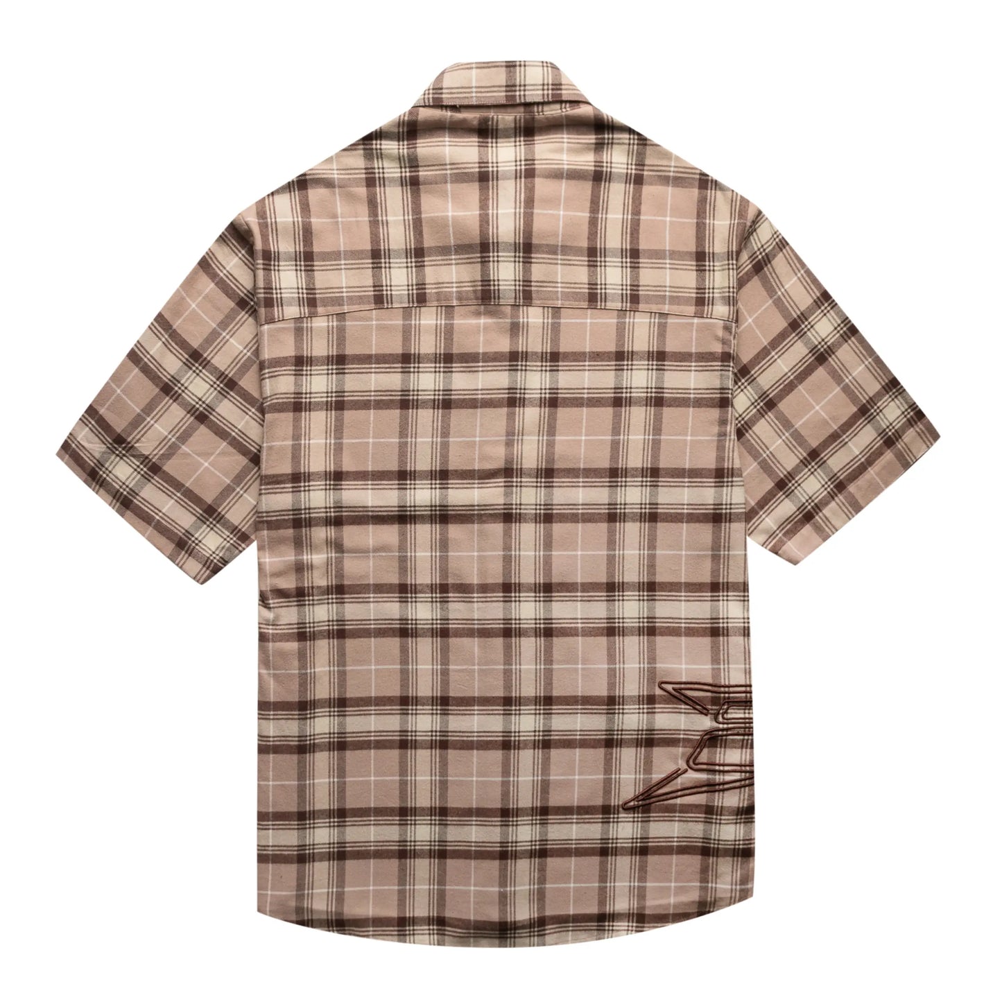 Button Shirt Star Dark Brown