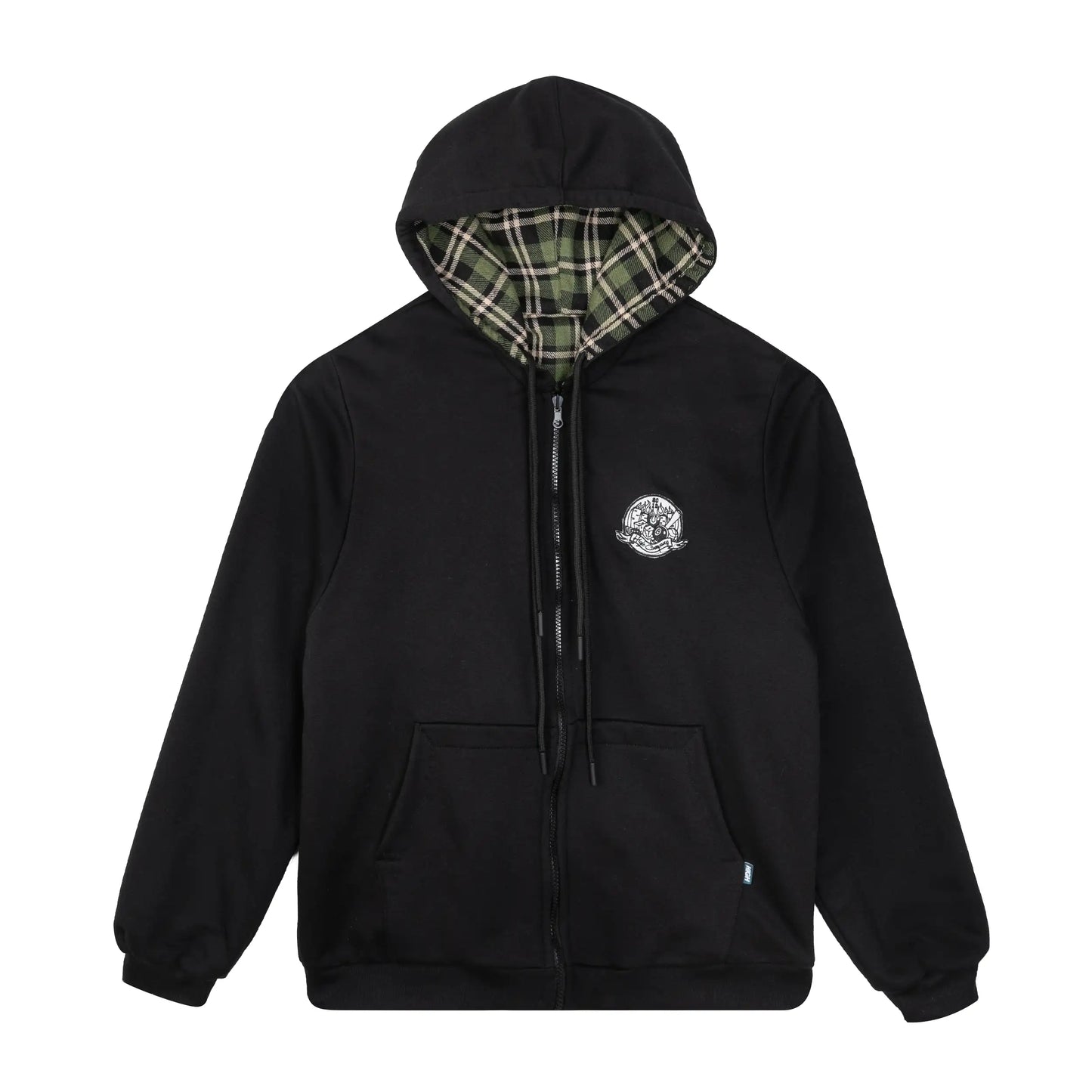 Reversible Plaid Hoodie