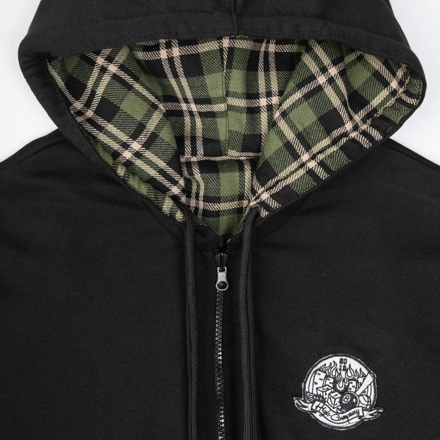 Reversible Plaid Hoodie