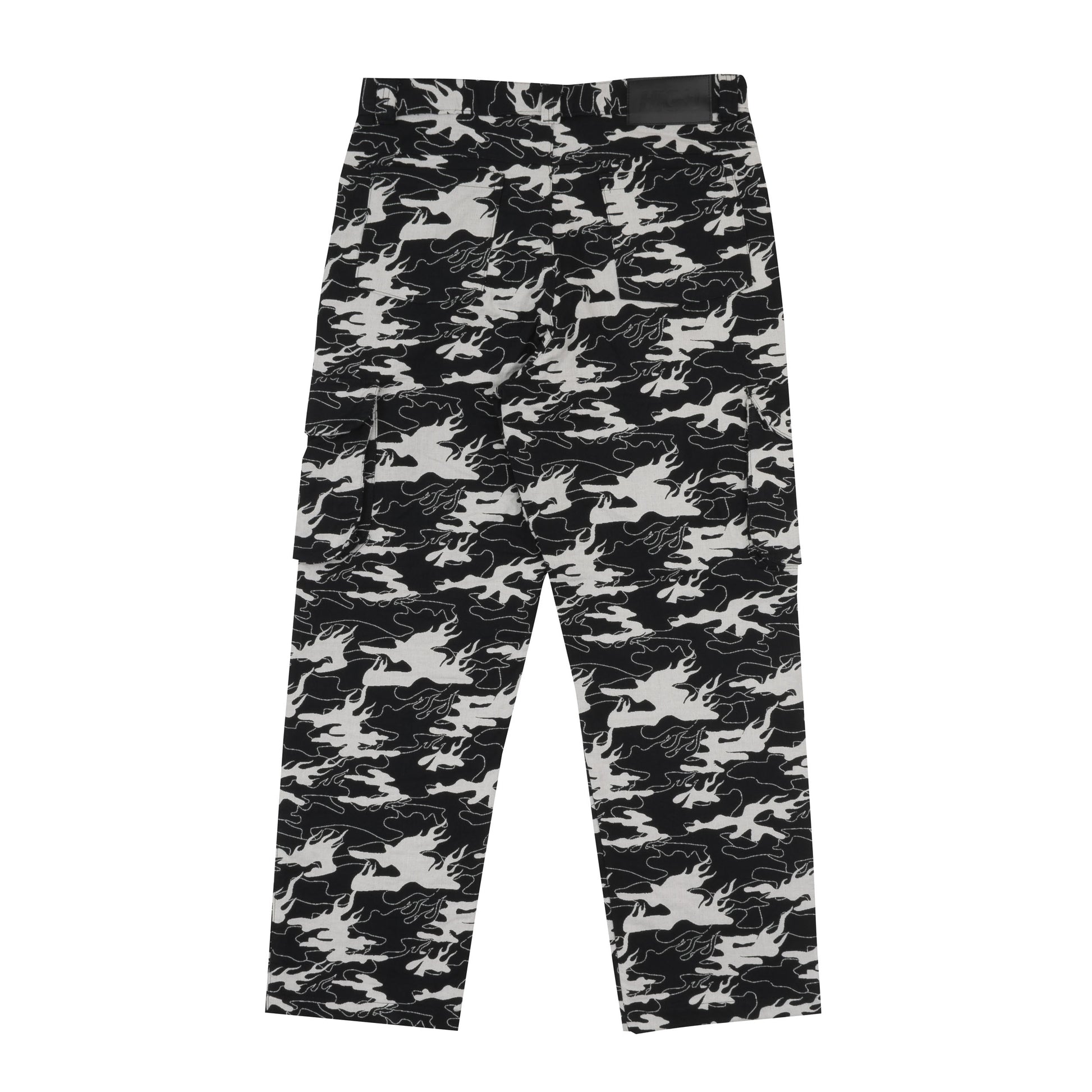 Camo Jacquard Cargo Pants