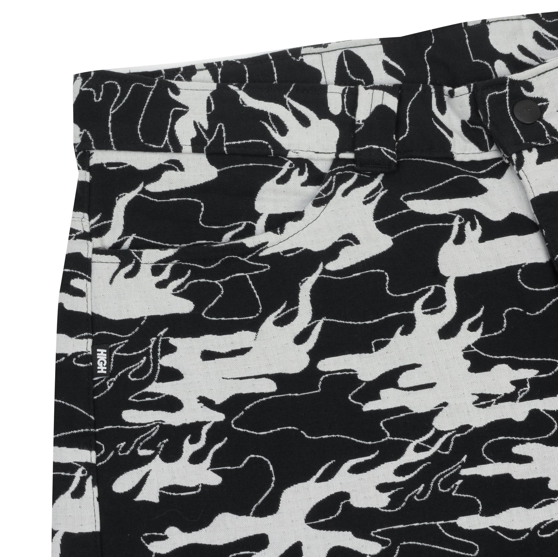 Camo Jacquard Cargo Pants