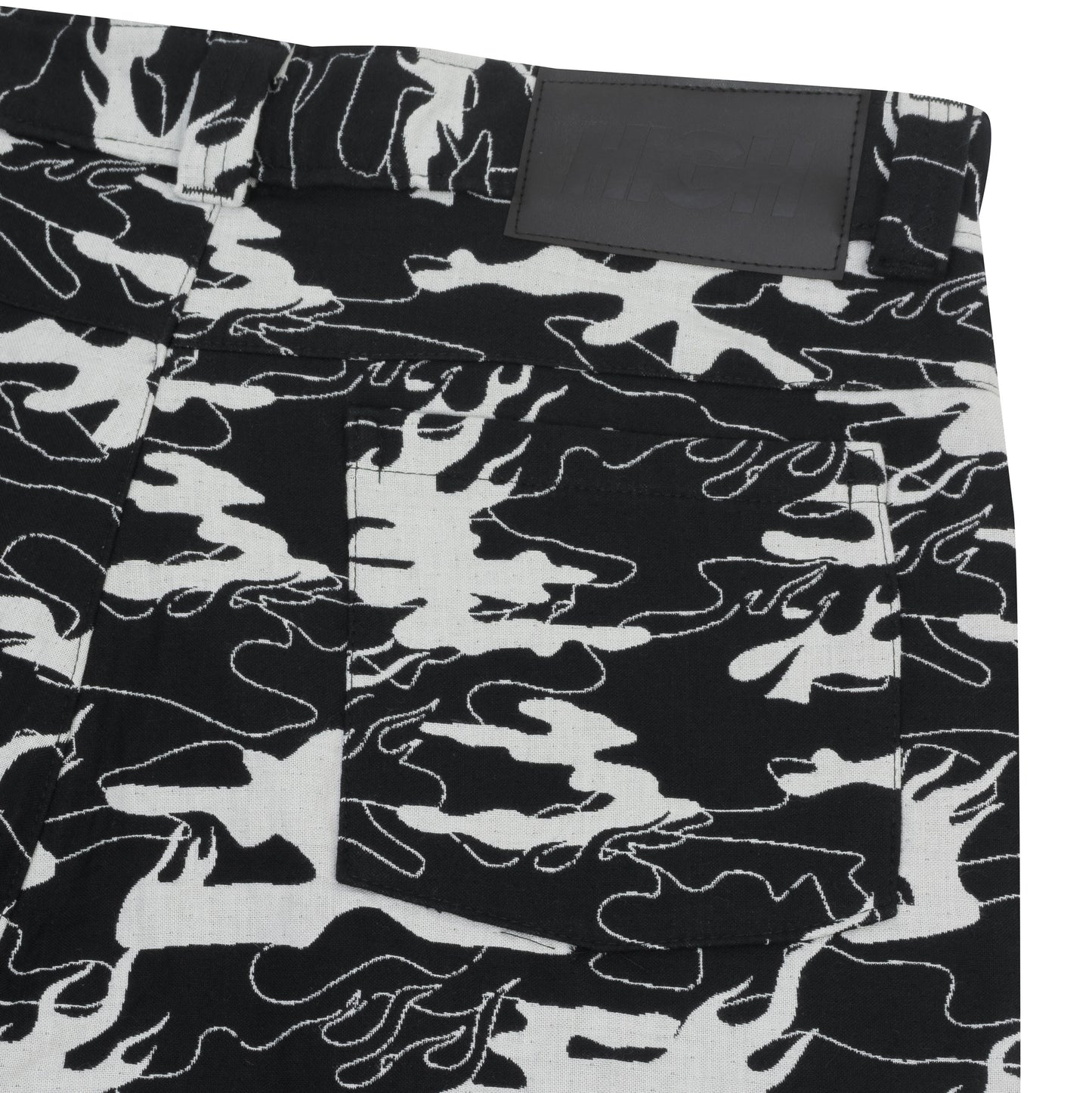 Camo Jacquard Cargo Pants