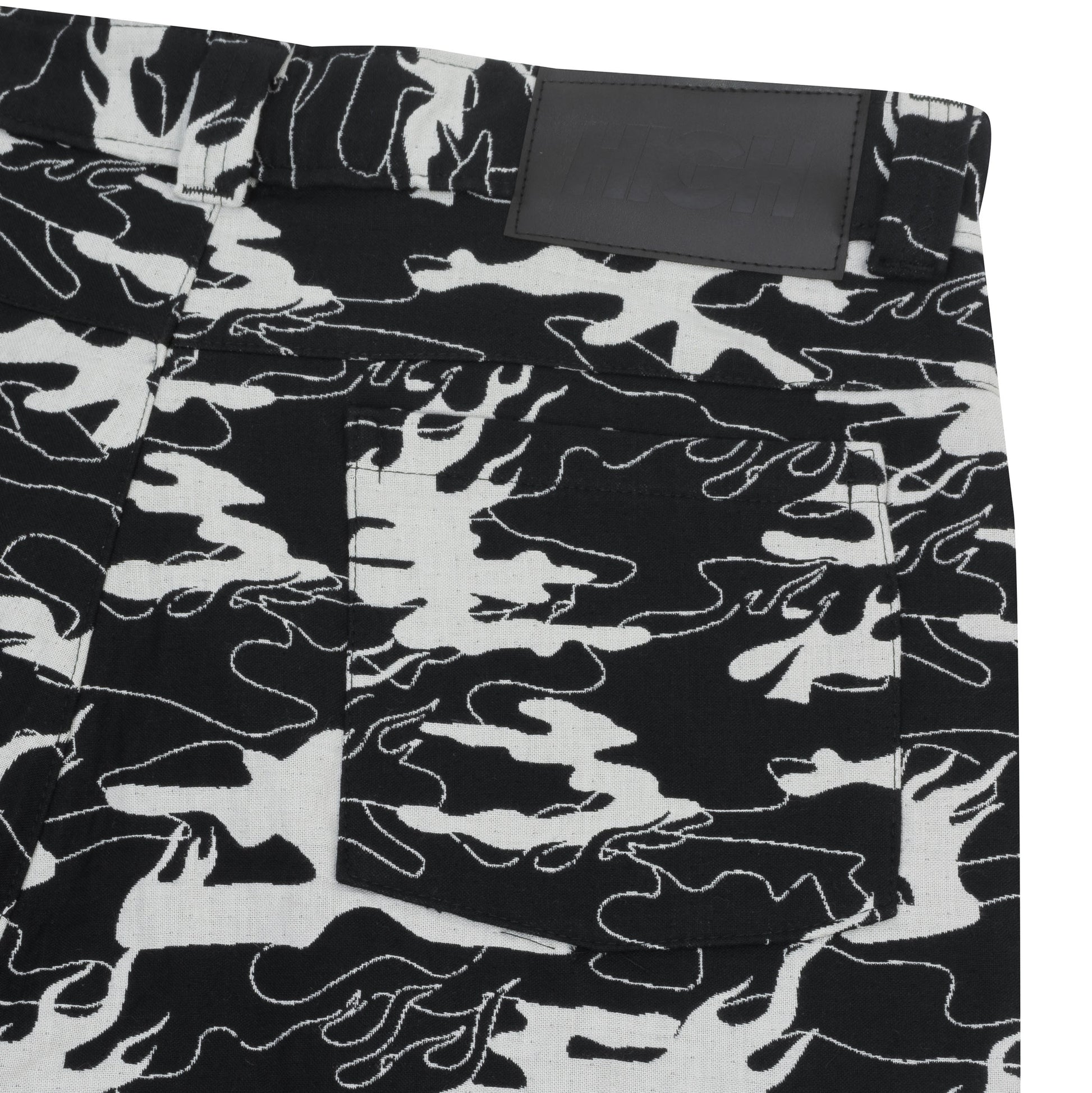 Camo Jacquard Cargo Pants